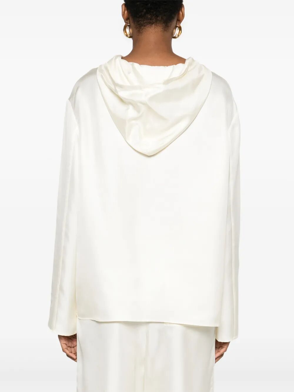 LOULOU STUDIO Mini Hooded Blouse for Women - SS25 Collection