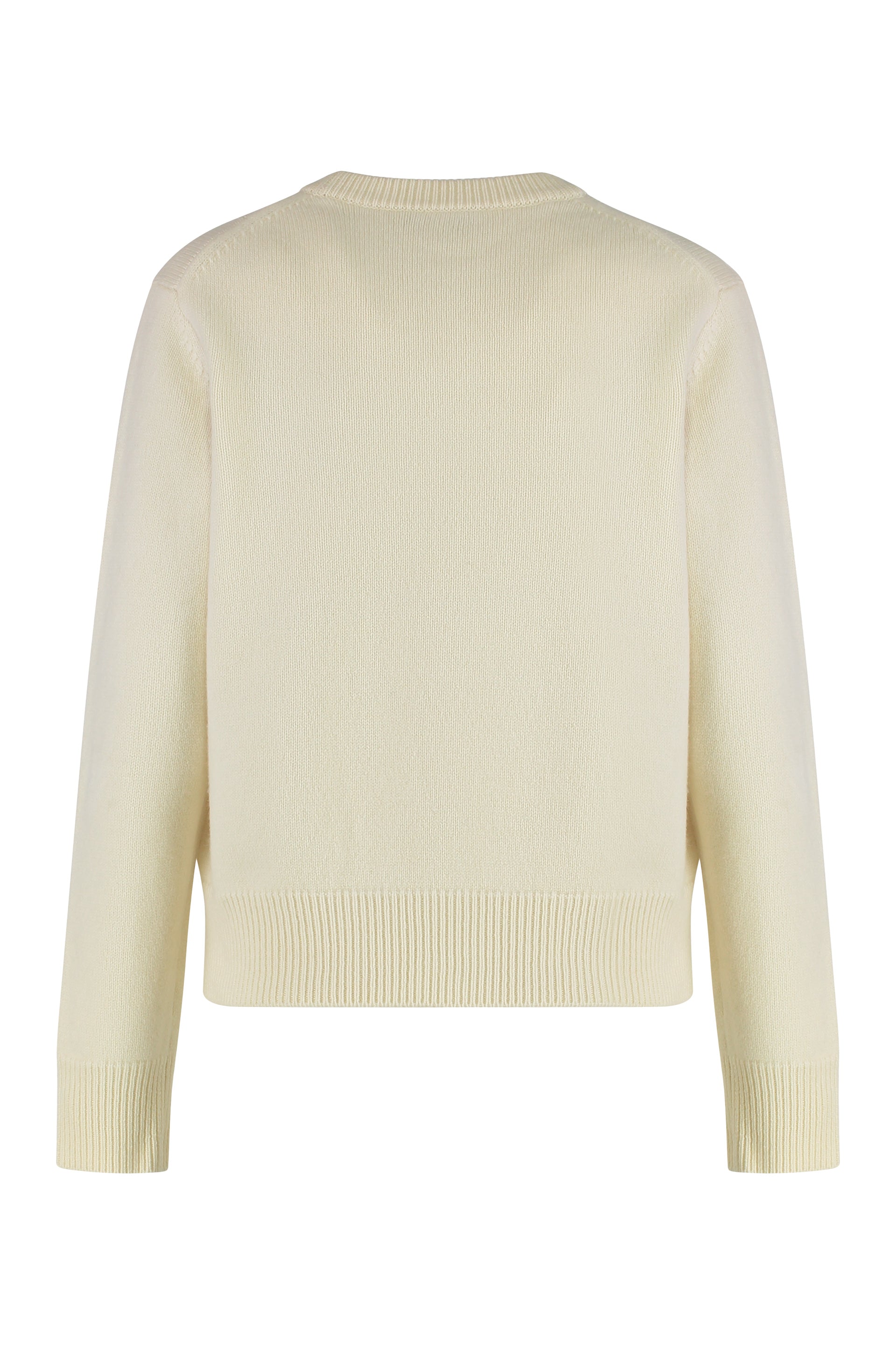 MAISON KITSUNÉ Women's Fox Head Wool Crewneck Jumper