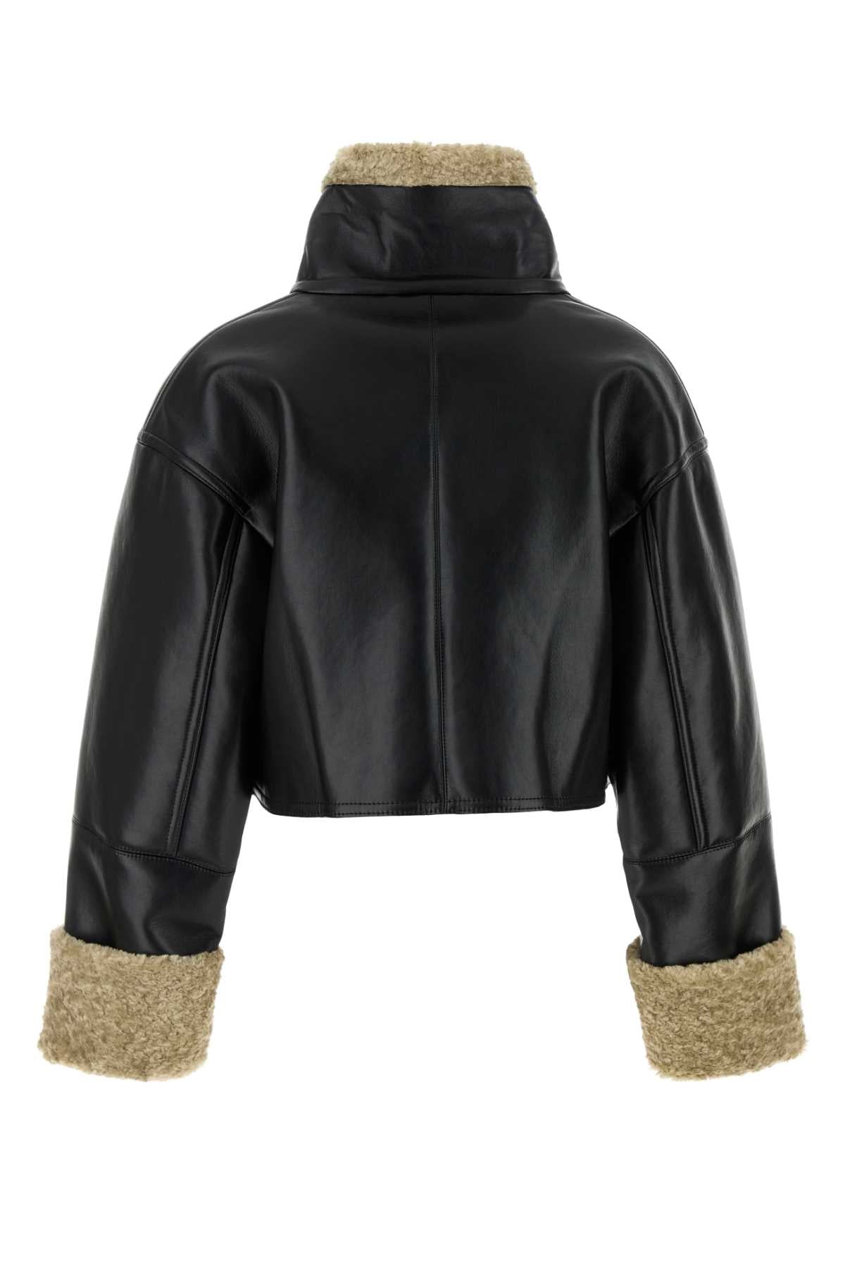 NANUSHKA Women's Synthetic Leather Jemma Jacket