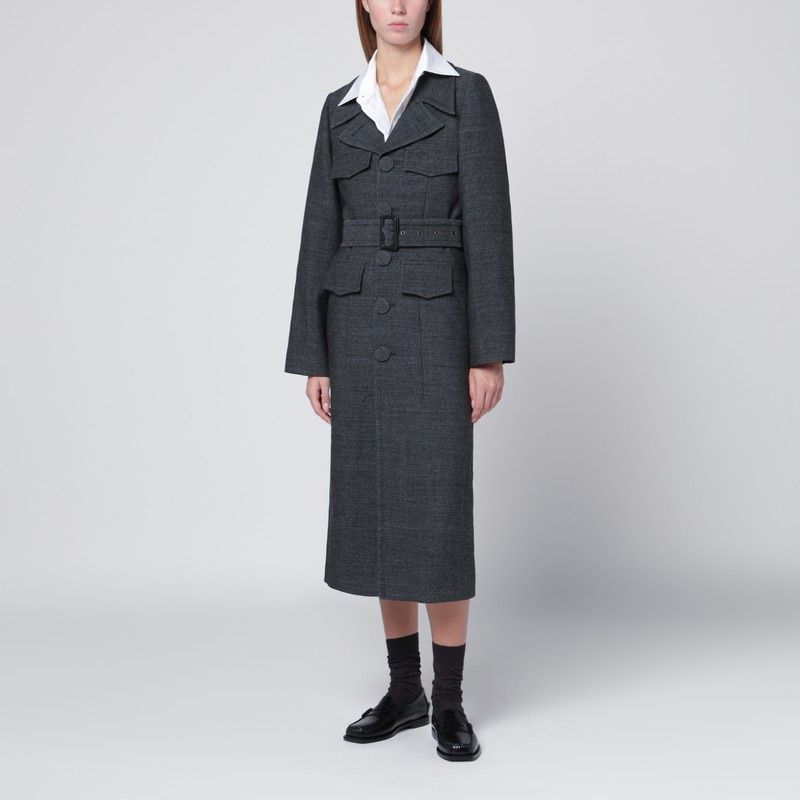 NAMACHEKO Wool Jacket with Belt for Women