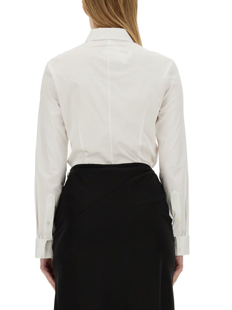 HELMUT LANG Fitted Poplin Shirt - Size S
