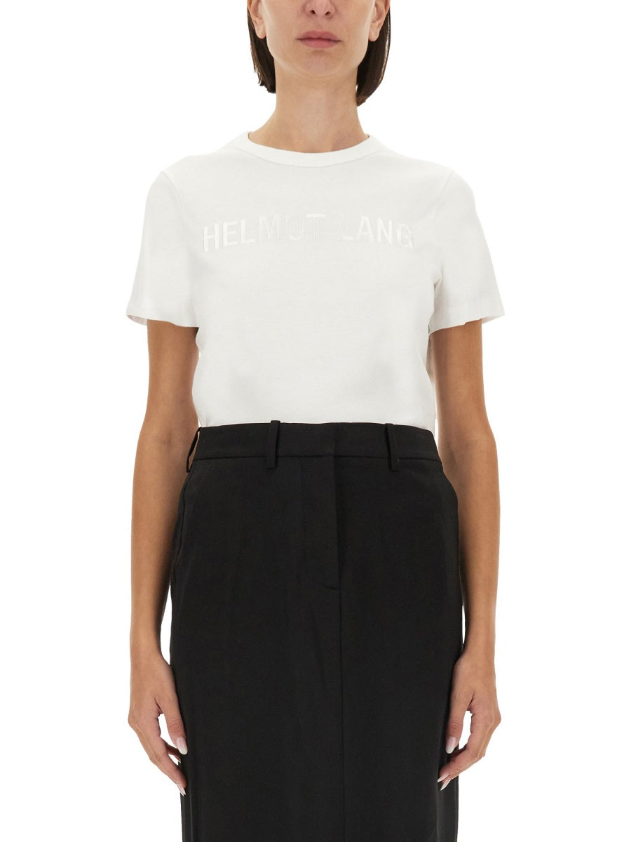 HELMUT LANG Slim Fit Logo T-Shirt - Women's Size S