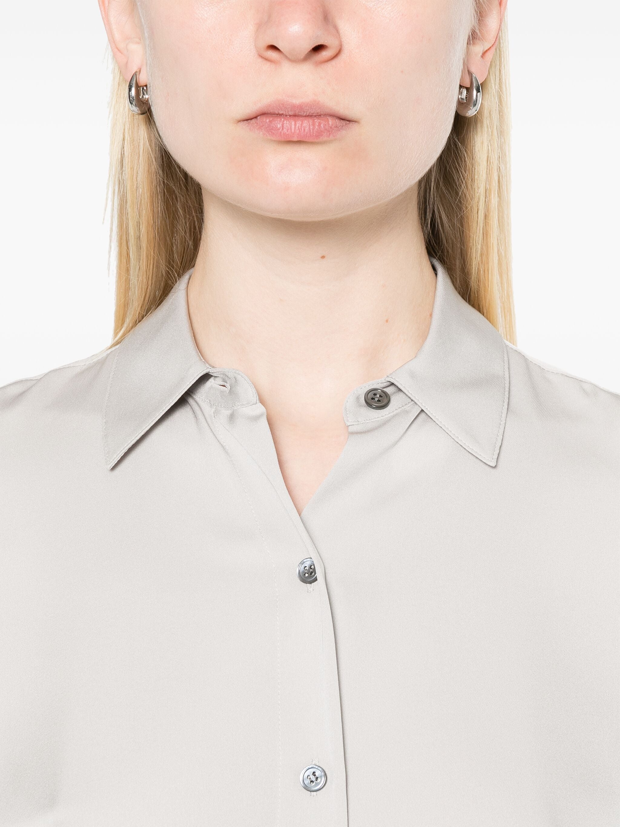 THEORY Straight Silk Shirt for Women