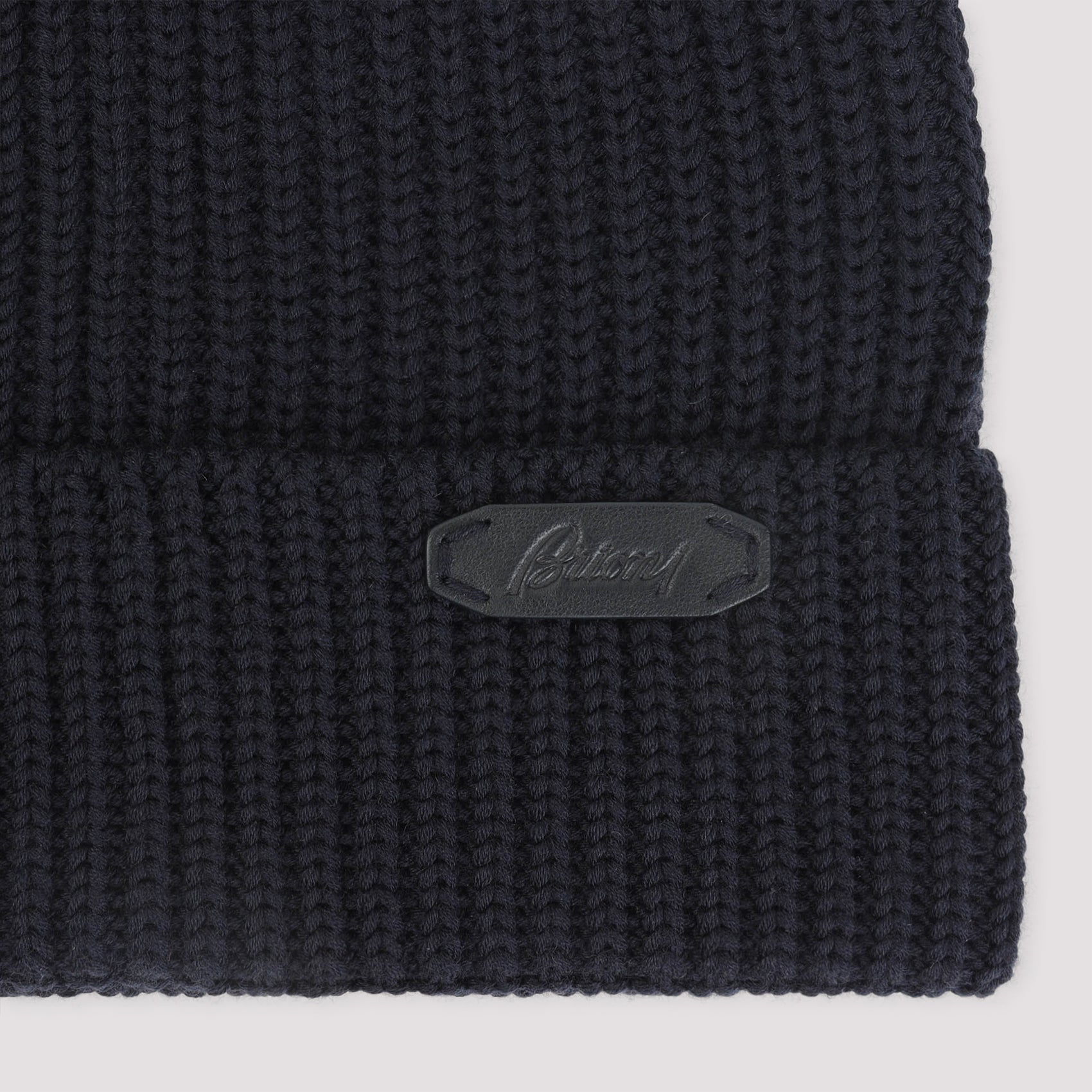 BRIONI Knit Wool Beanie for Men - Fall/Winter 2025