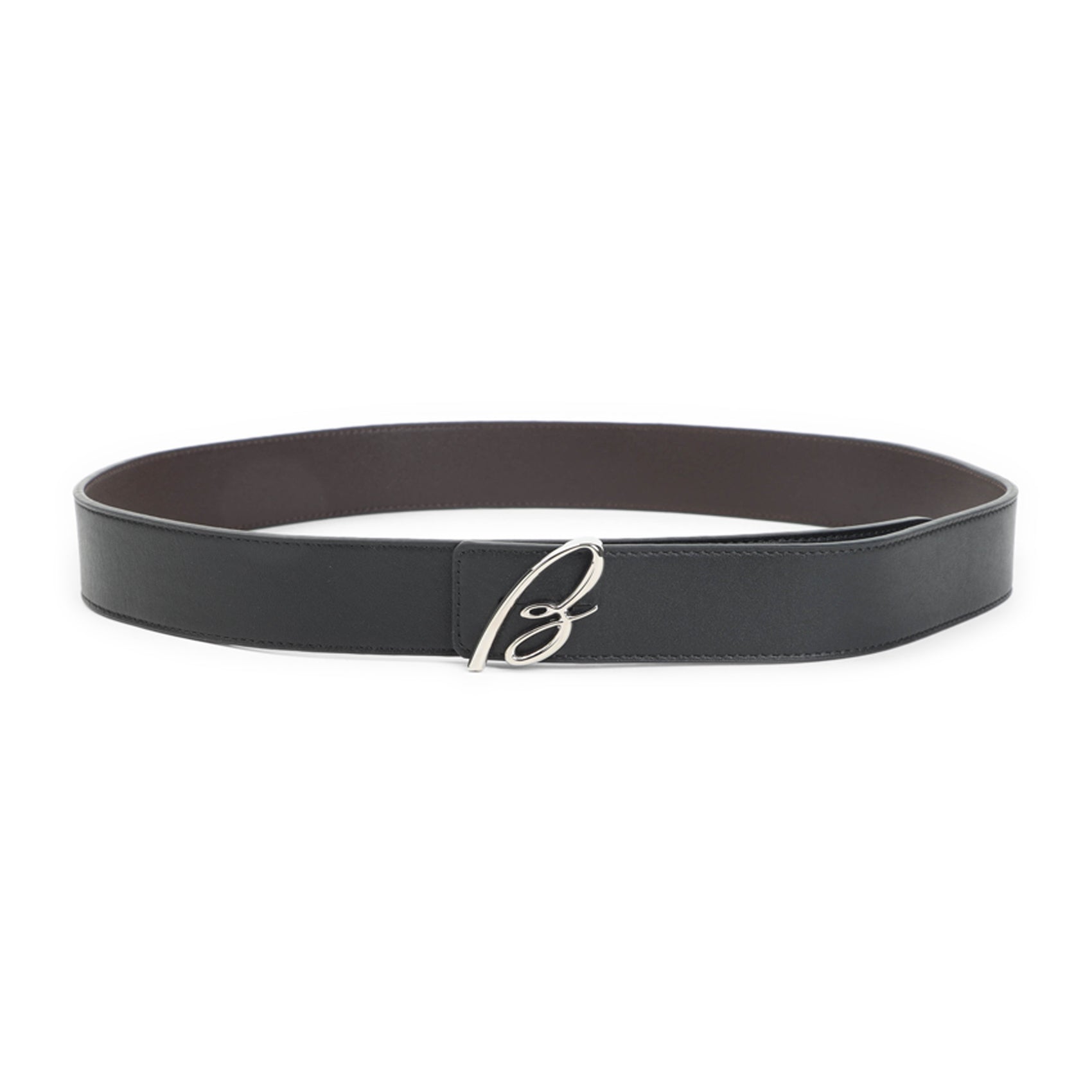 BRIONI Sophisticated Leather Belt 3.5CM for Men