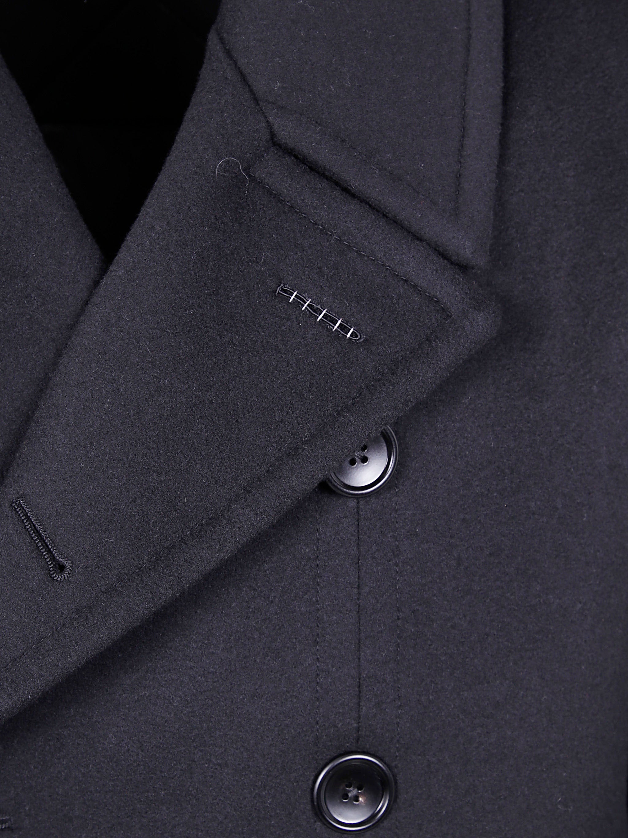 TOM FORD Luxury Cashmere Melton Double Breasted Officer Jacket