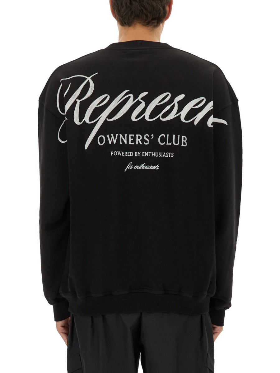REPRESENT Owners Club Script Sweatshirt - Size L