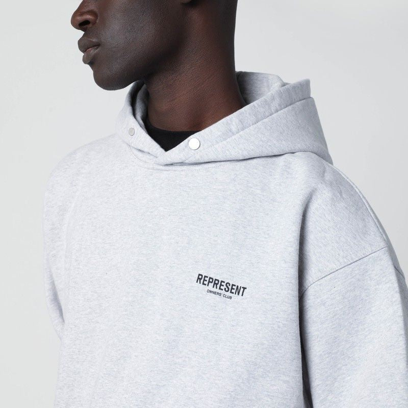 REPRESENT Men's Oversized Hoodie with Logo Print