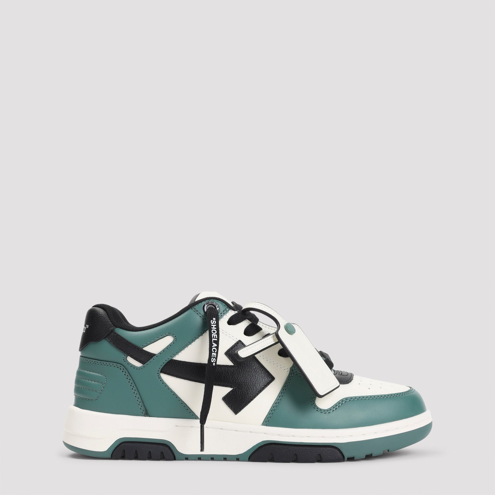 OFF-WHITE Premium Leather Men's Sneakers - FW25 Collection