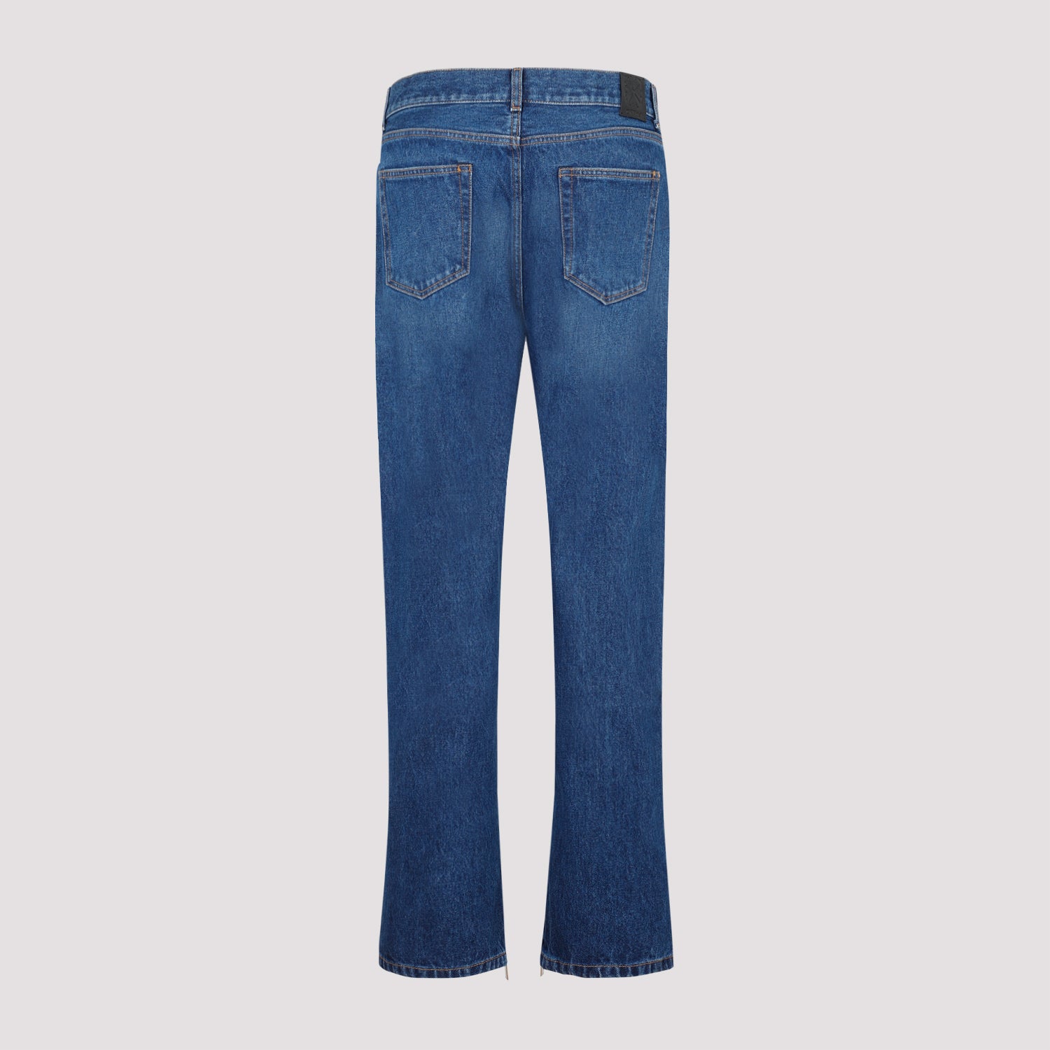 OFF-WHITE Edgy Men's Jeans with Zipped Cuffs