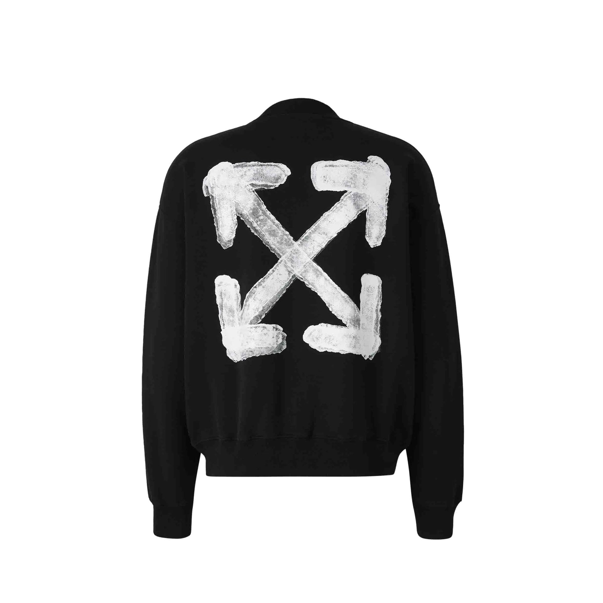 OFF-WHITE Spray Arrow Skate Sweatshirt - Men's Fall Winter Edition