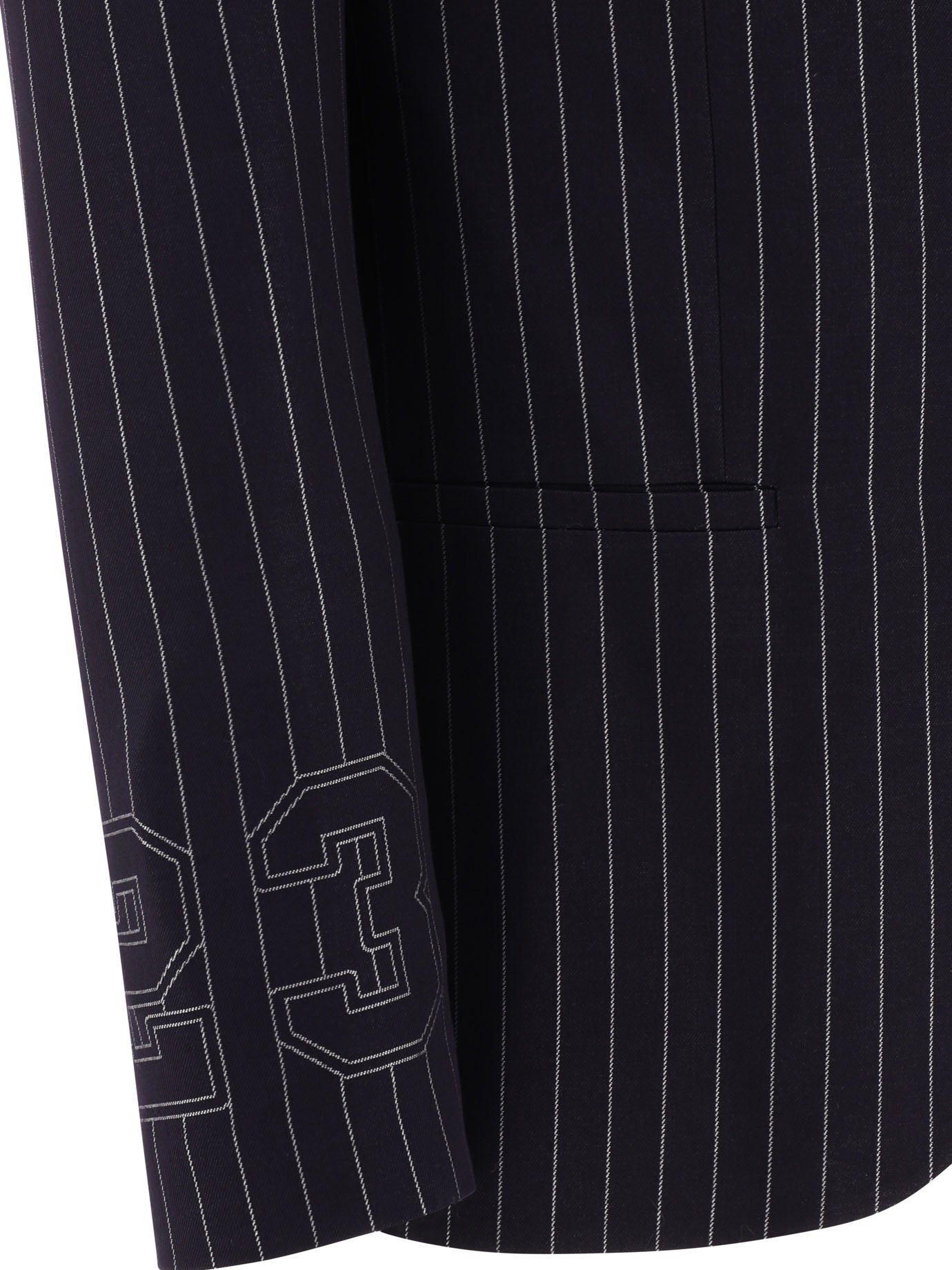 OFF-WHITE Tailored Pinstriped Blazer - Men’s Fit
