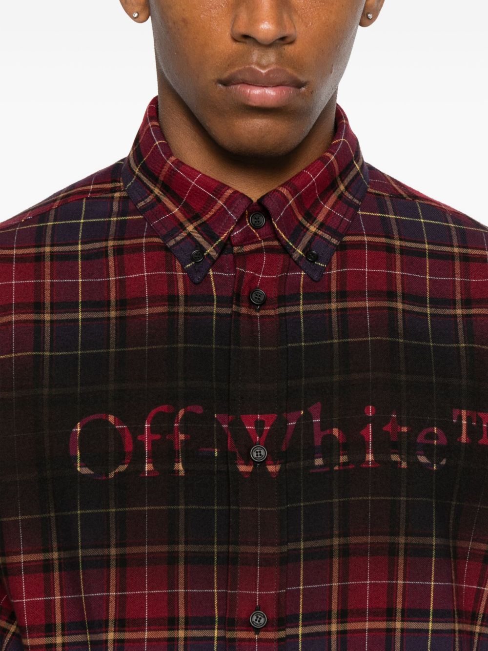 OFF WHITE Casual Men's Shirt - Stylish Design for Versatile Outfits