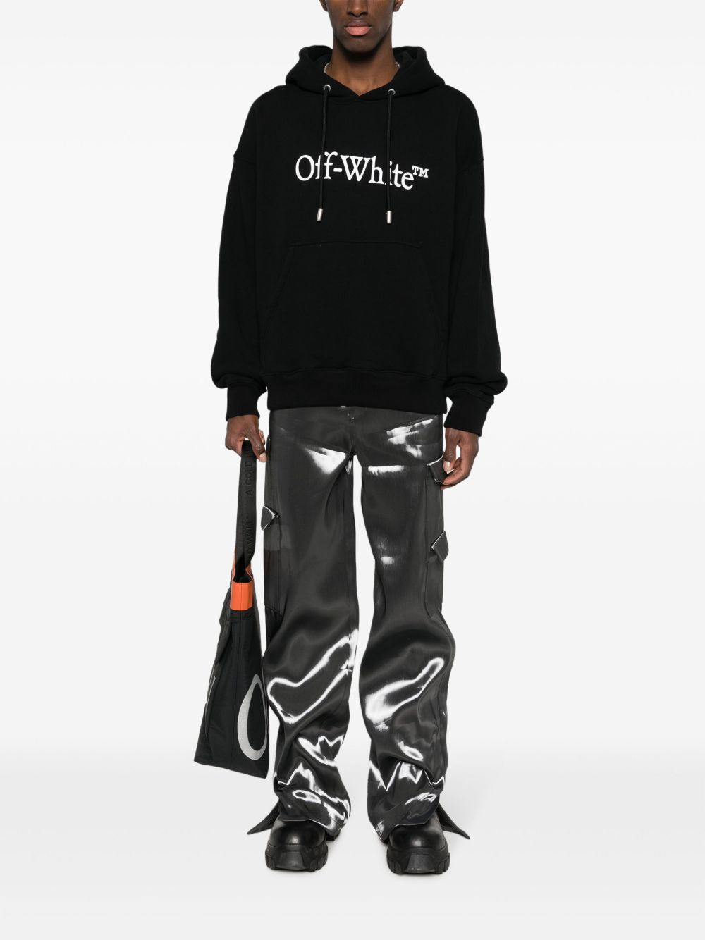 OFF WHITE Trendy Men's Stylish Sweatshirt