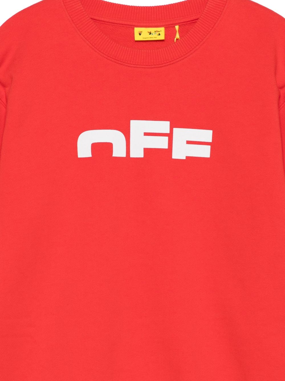 OFF WHITE Stylish Kids' Sweatshirt - FW25 Mini