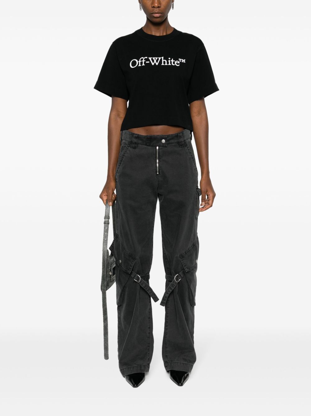 OFF WHITE Classic Logo T-shirt for Women - Relaxed Fit