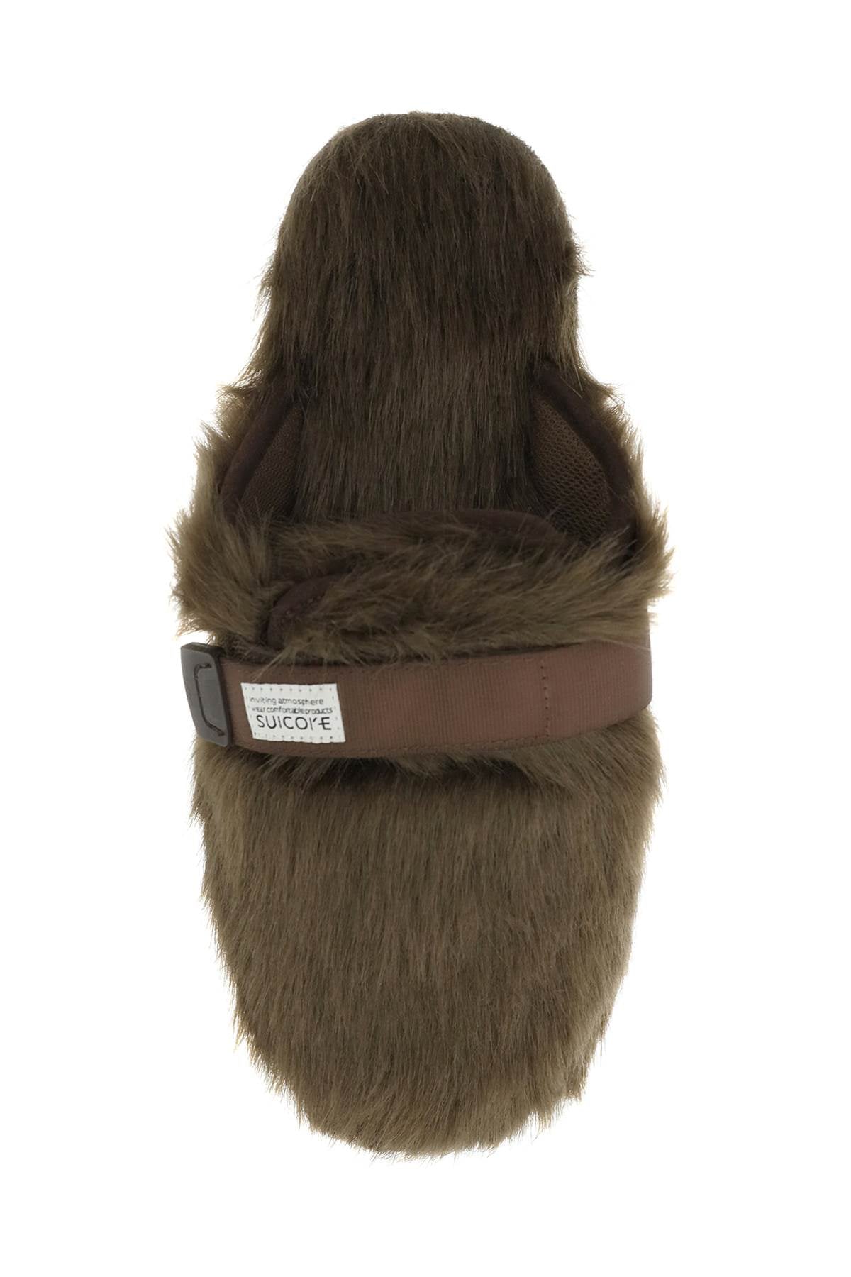 SUICOKE Men's Mini Slider Sandals with Rubber Sole