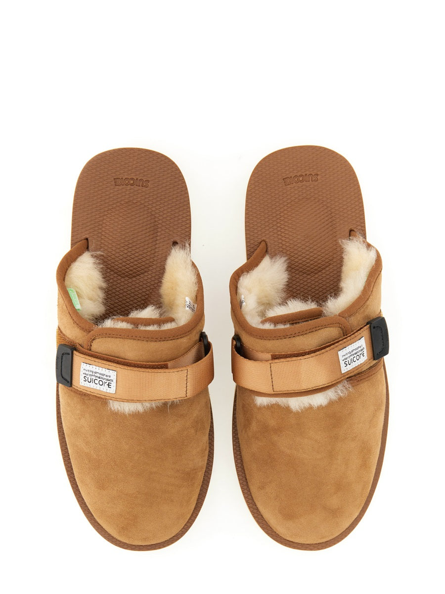 SUICOKE Comfortable Suede Slide Sandals for Women