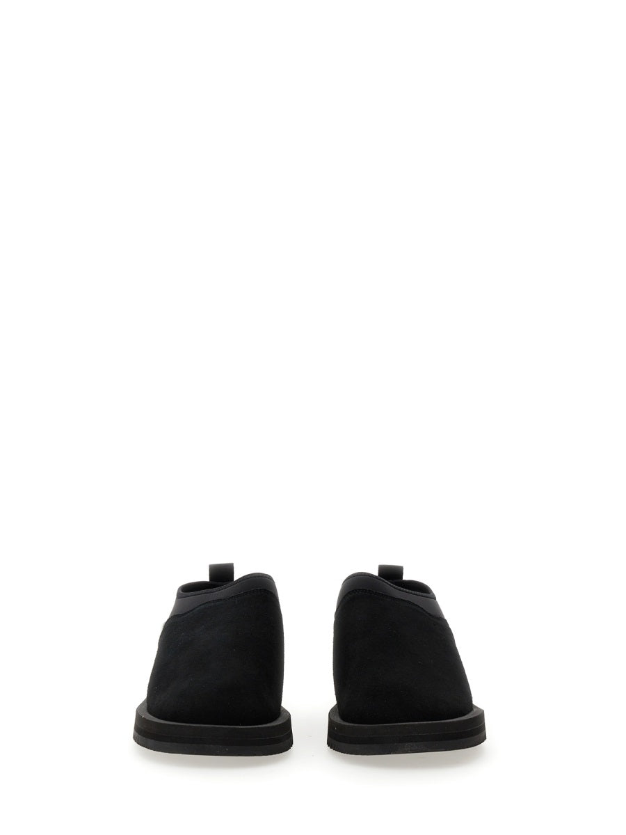 SUICOKE Men's Suede Sneaker with 2 CM Sole