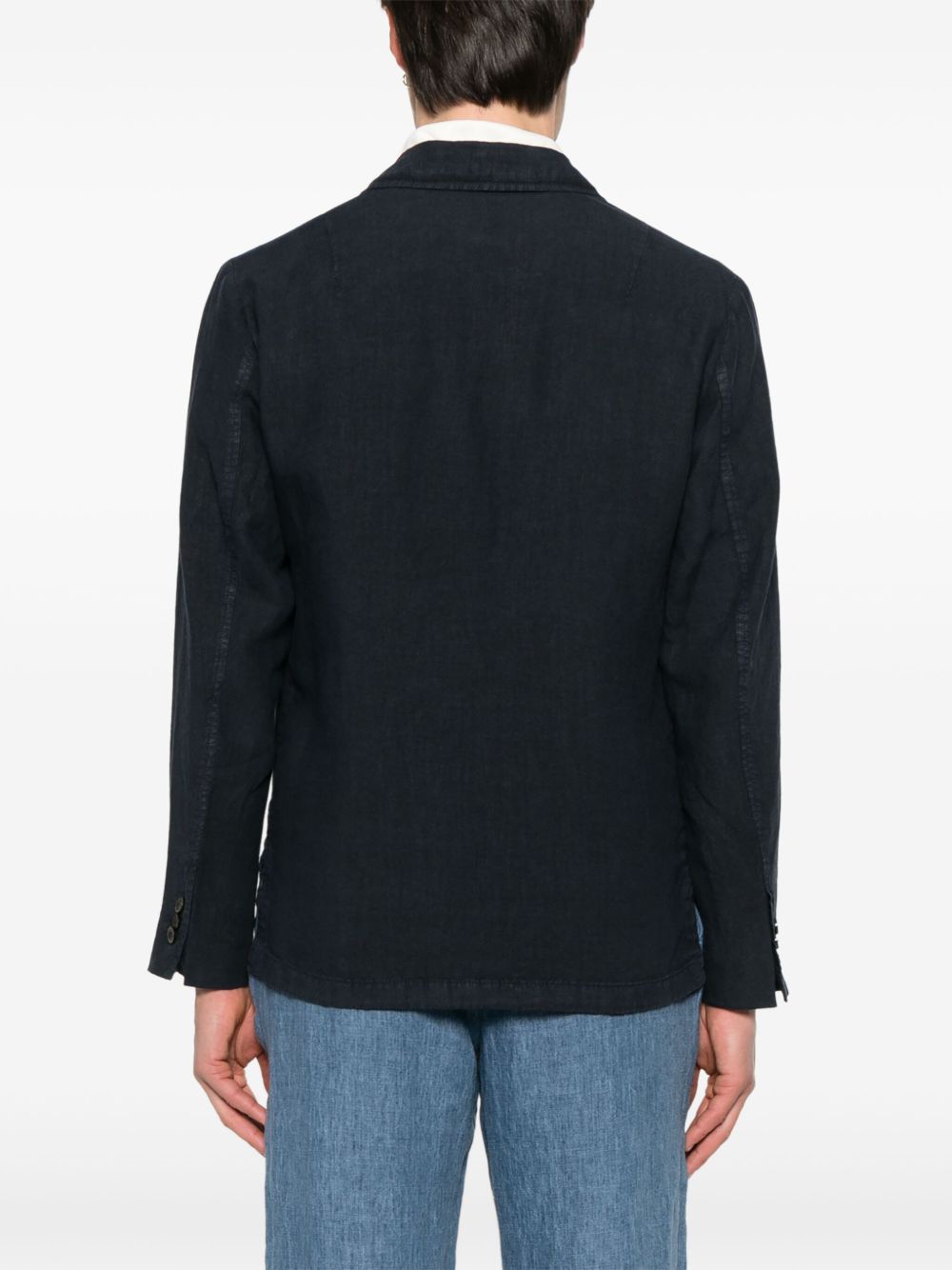 BOGLIOLI Lightweight Linen Single-Breasted Jacket for Men