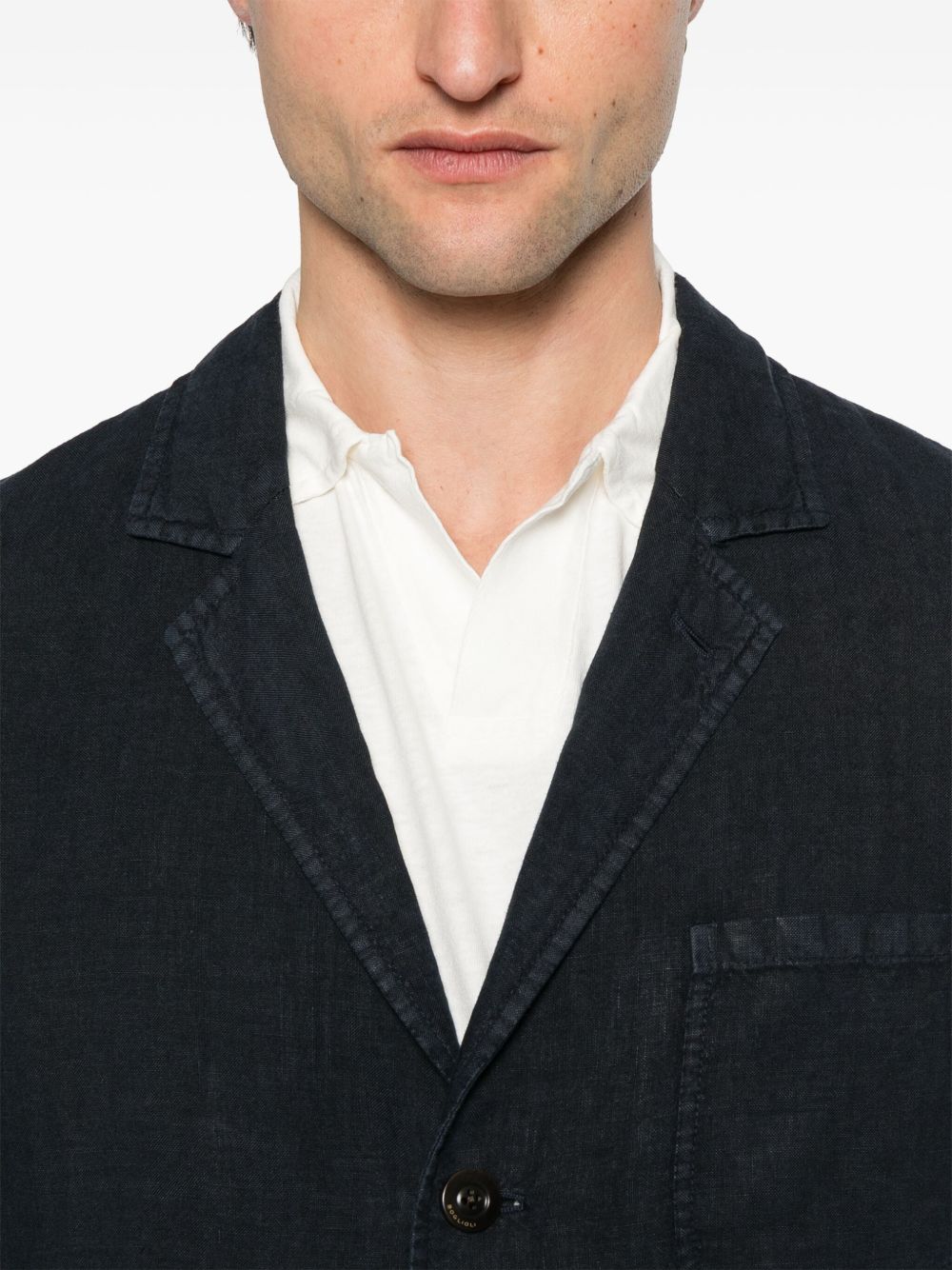 BOGLIOLI Lightweight Linen Single-Breasted Jacket for Men