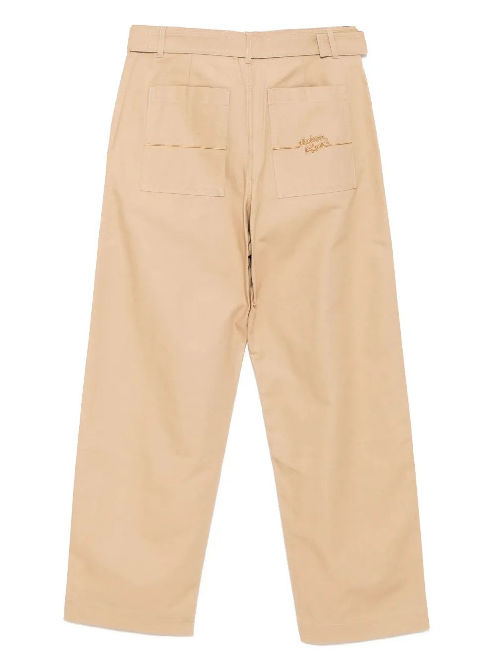 MAISON KITSUNÉ Belted Trousers for Men