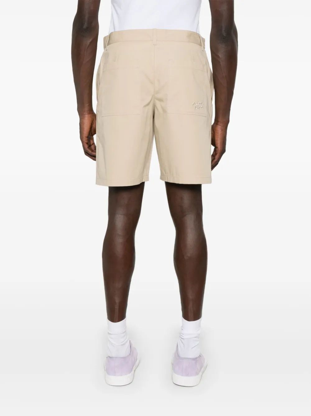 MAISON KITSUNÉ Logo-Embroidered Shorts for Men