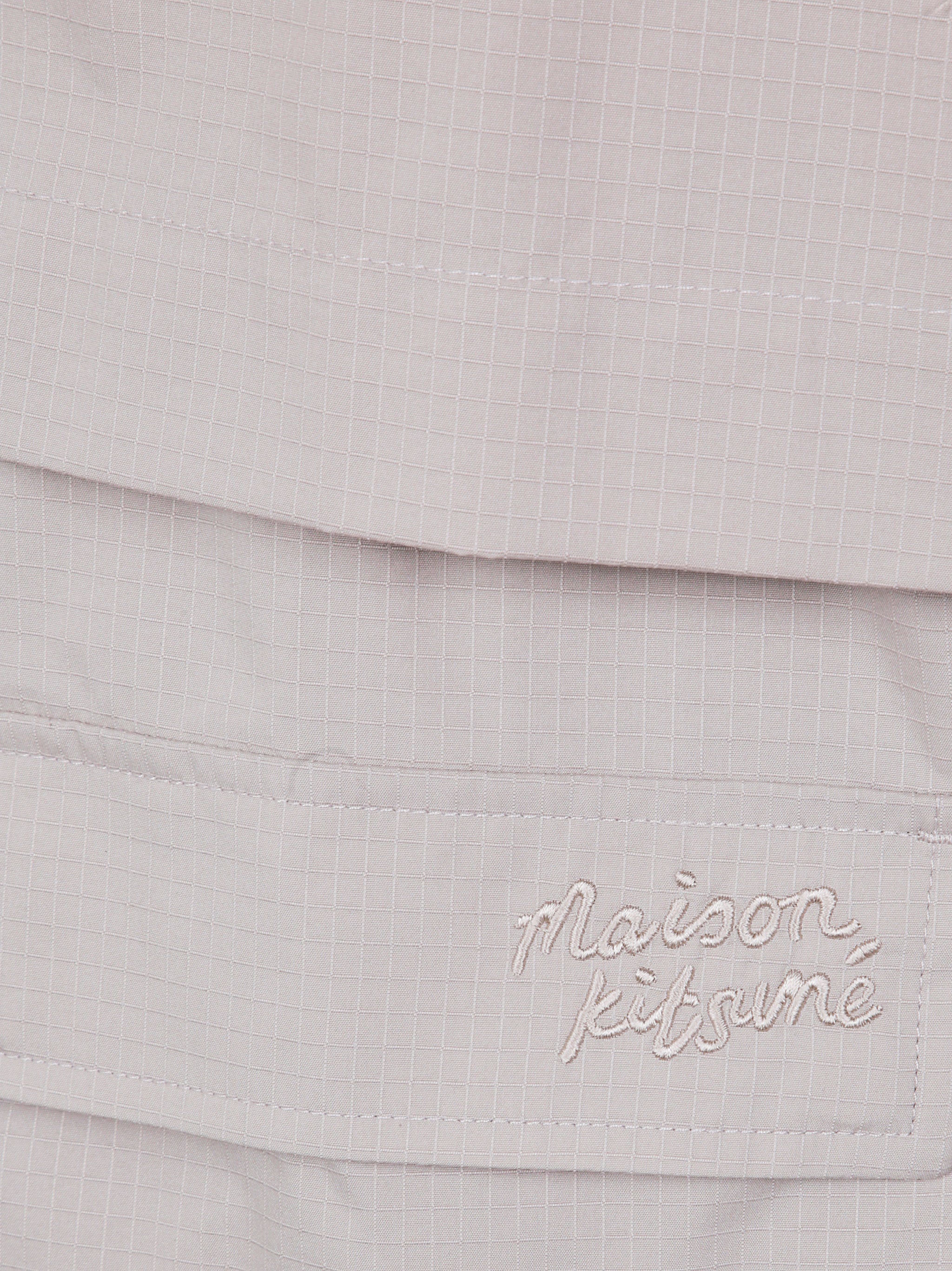 MAISON KITSUNÉ Hooded Zipped Windbreaker for Men - SS25 Collection