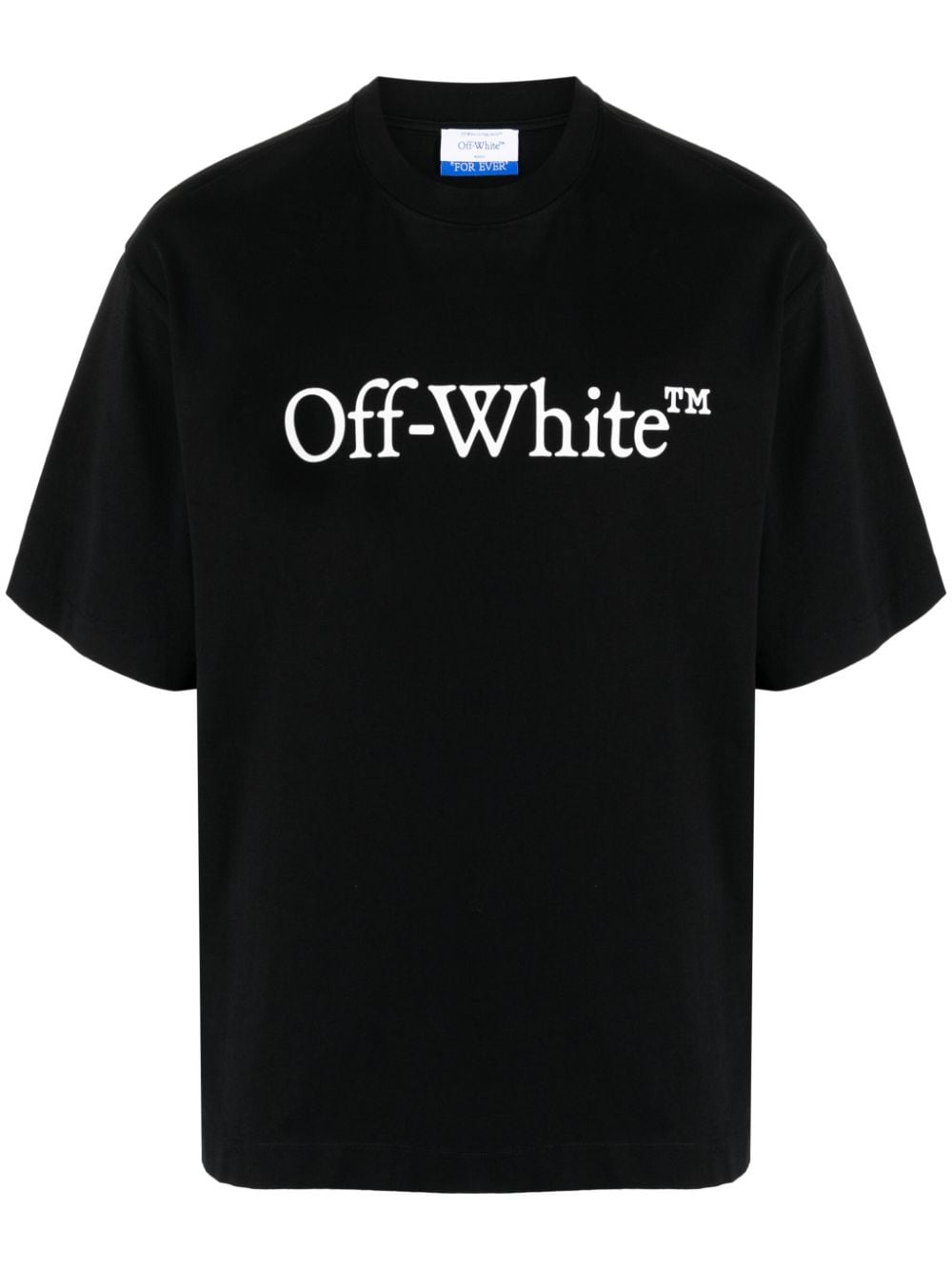 OFF-WHITE Big Logo Print Skate Cotton T-Shirt