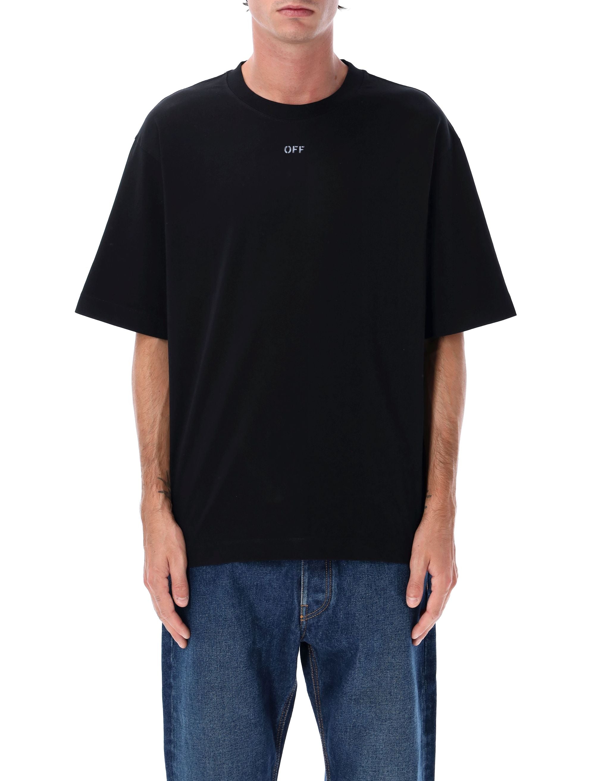 OFF-WHITE Logo Stencil Arrow Skate T-Shirt for Men