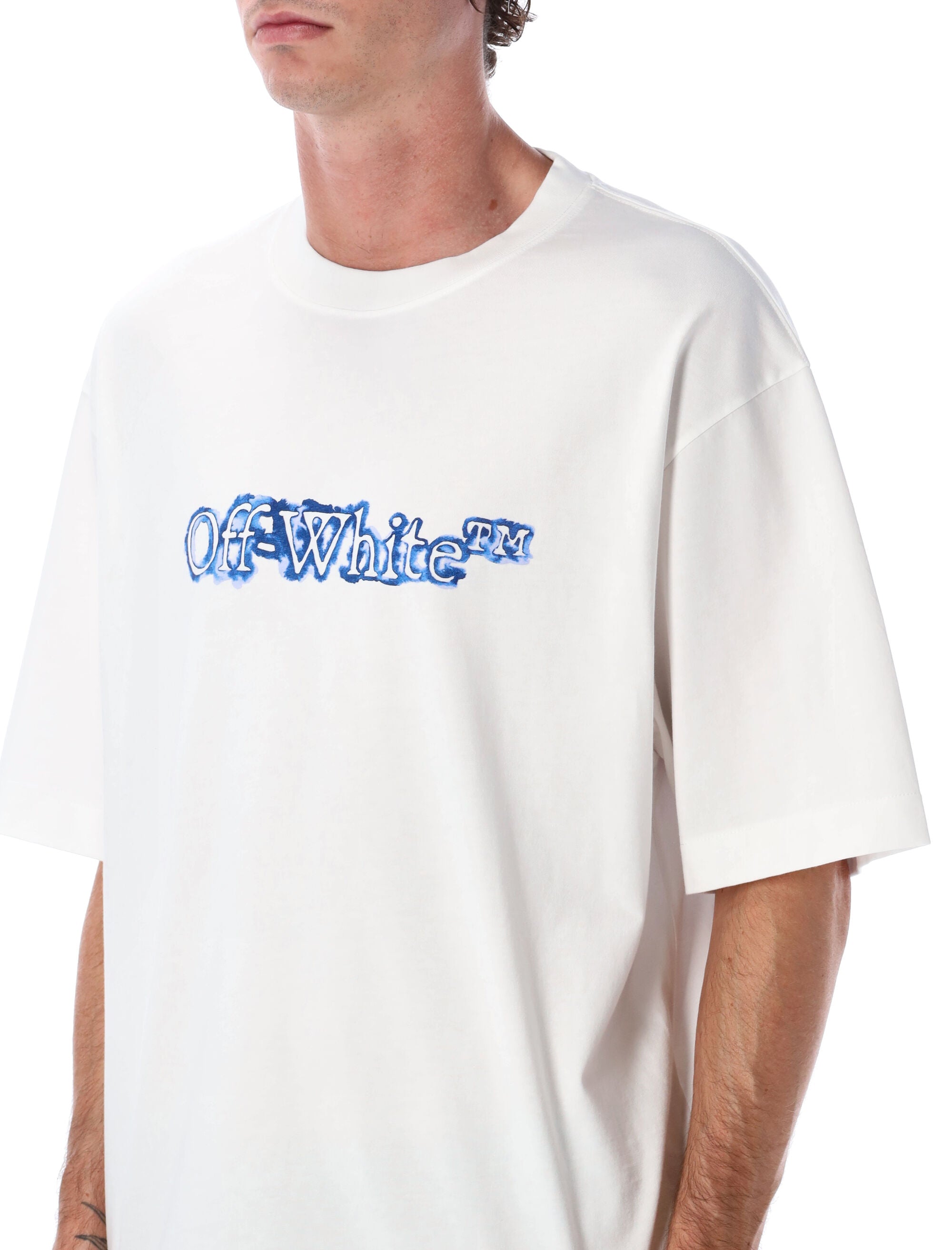 OFF-WHITE Cloudy Arrow Cotton Skate T-Shirt - Men's Large