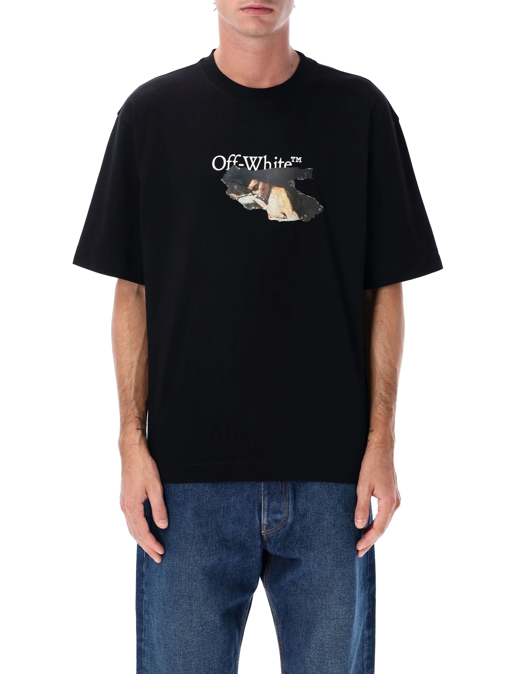 OFF-WHITE Premium Cotton T-Shirt for Men - FW25 Collection