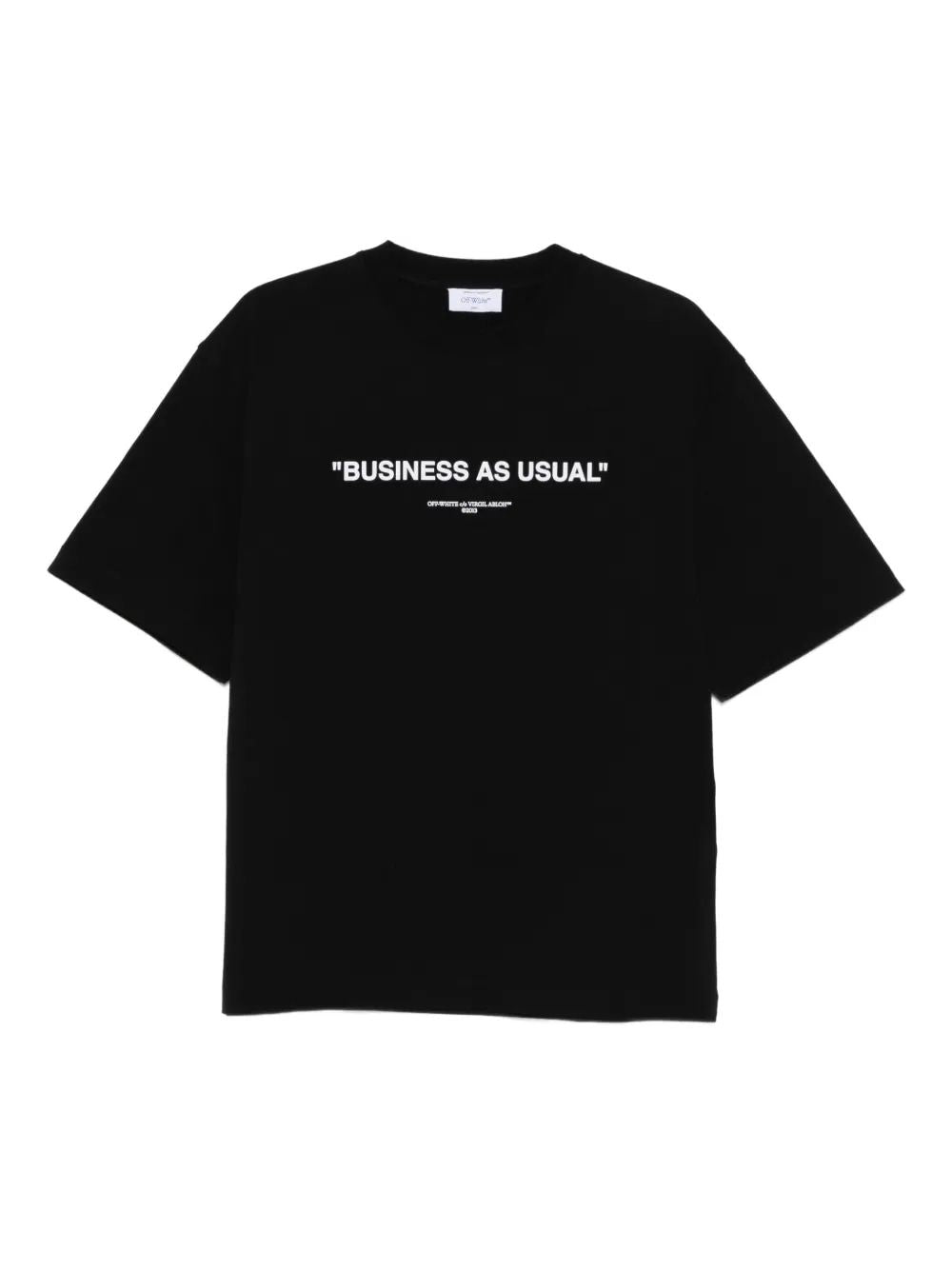 OFF-WHITE Business Quote Skate S/S Tee