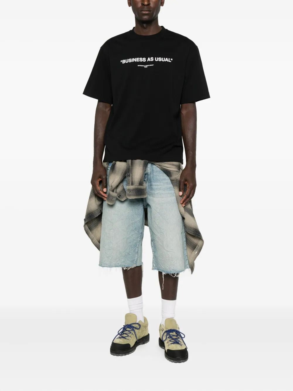 OFF-WHITE Business Quote Skate S/S Tee