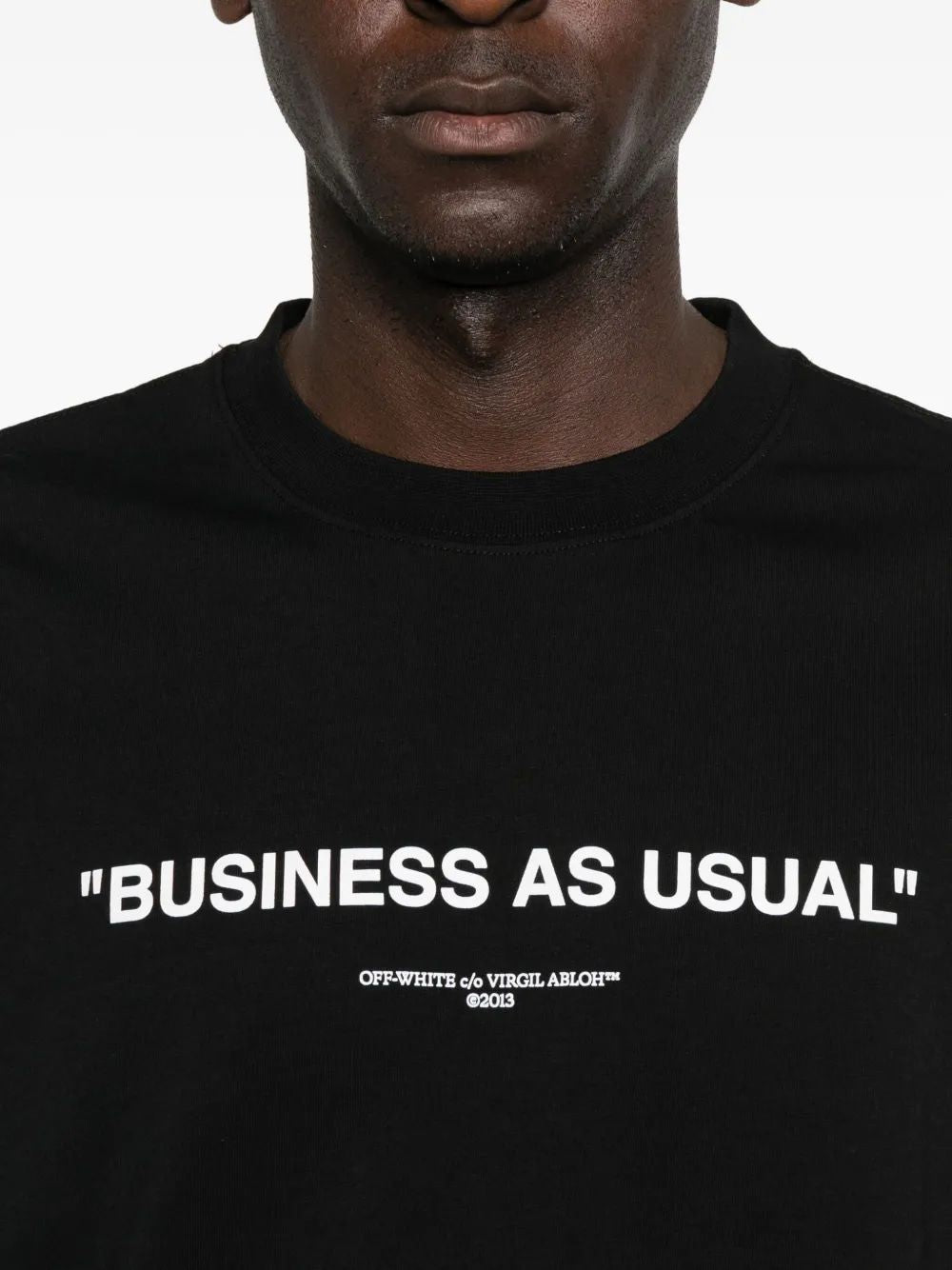 OFF-WHITE Business Quote Skate S/S Tee