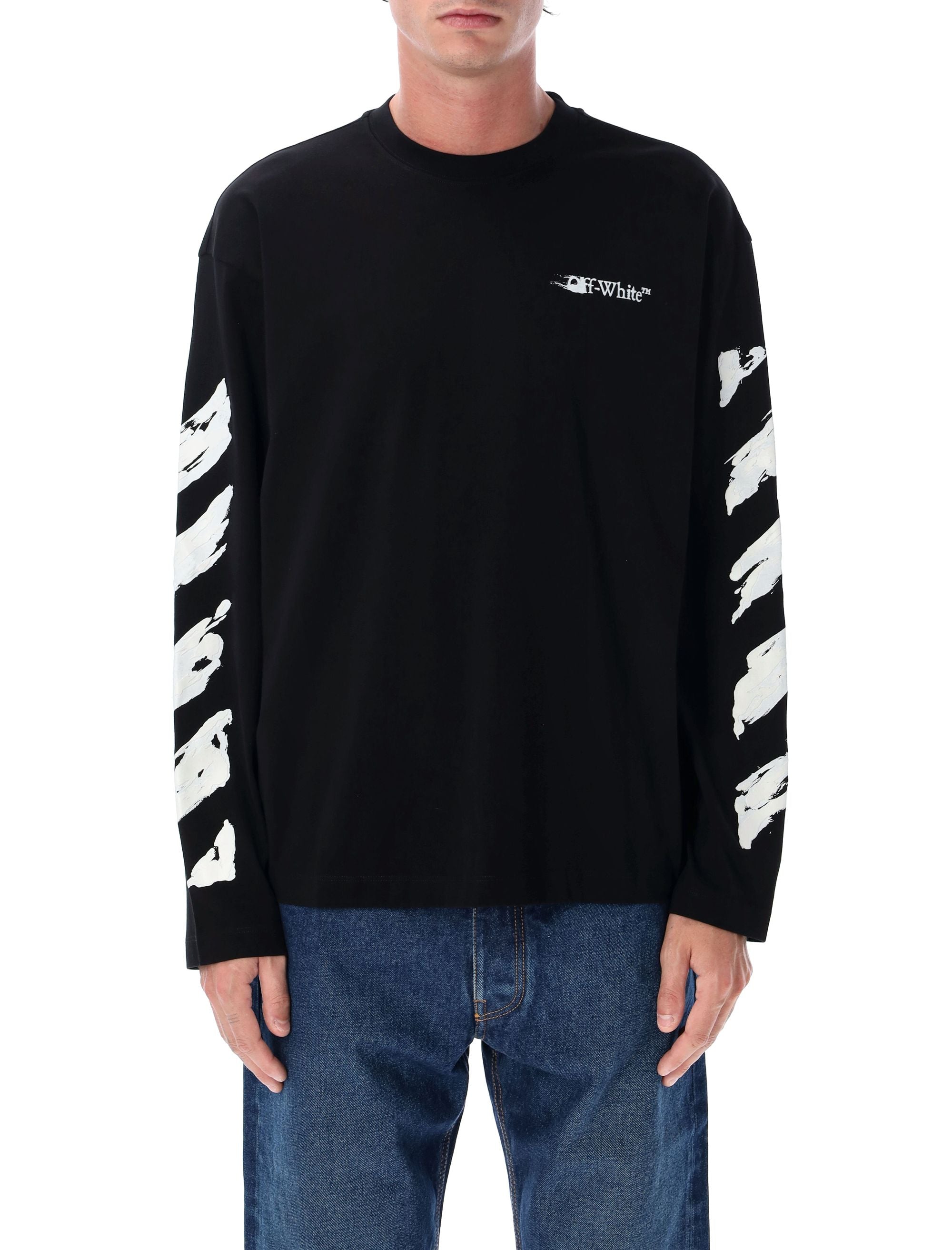 OFF-WHITE 90's Cotton Long Sleeve T-Shirt