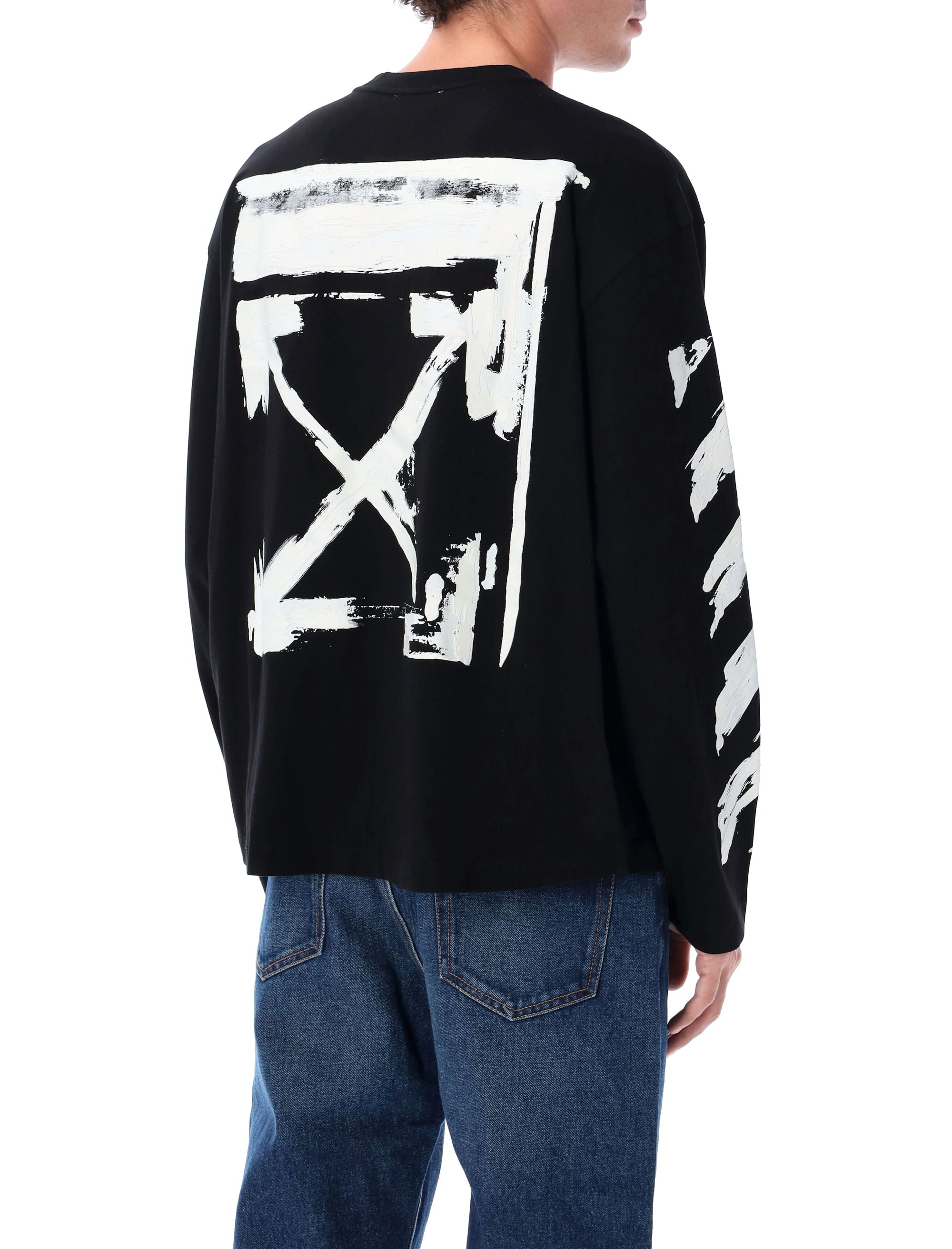 OFF-WHITE 90's Cotton Long Sleeve T-Shirt