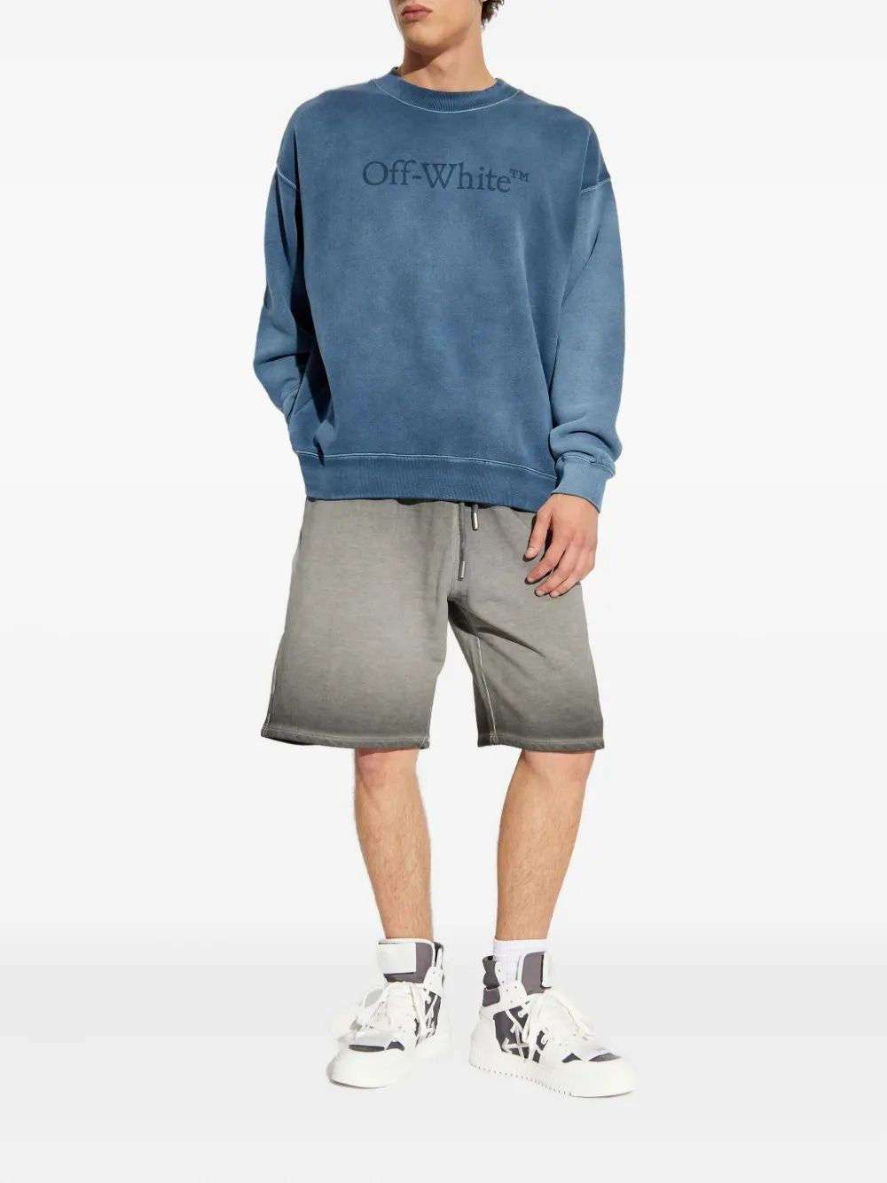 OFF-WHITE Men's Laundry Skate Crewneck