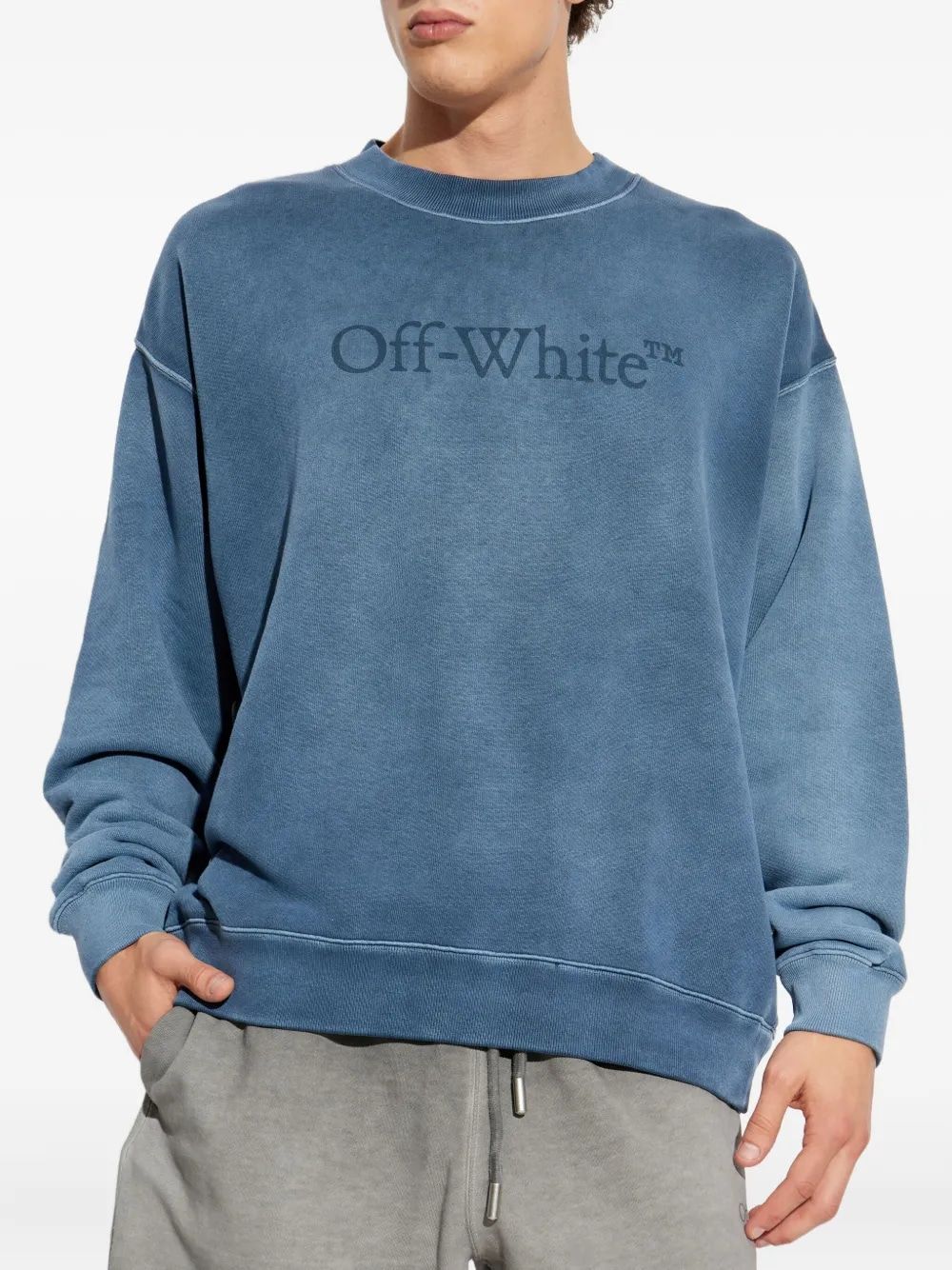 OFF-WHITE Men's Laundry Skate Crewneck