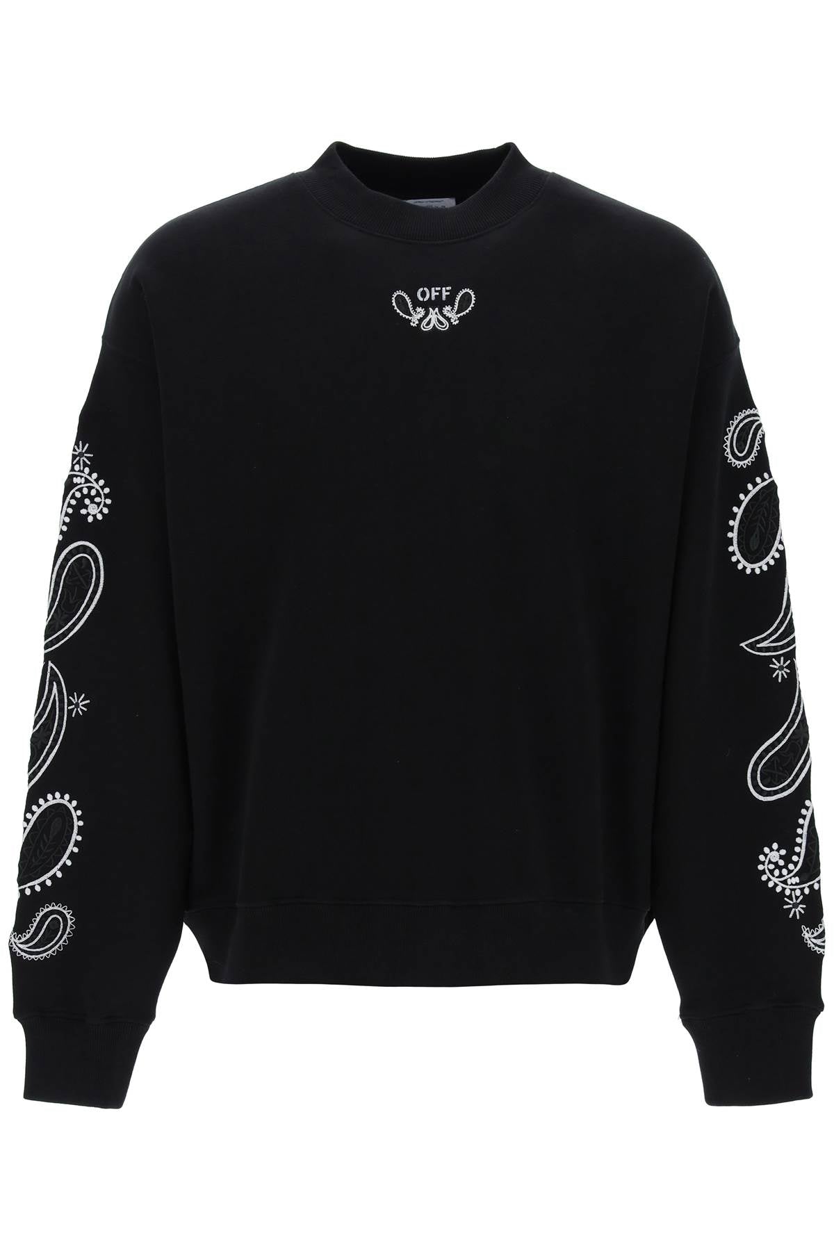 OFF-WHITE Bandana Print Skate Crewneck for Men