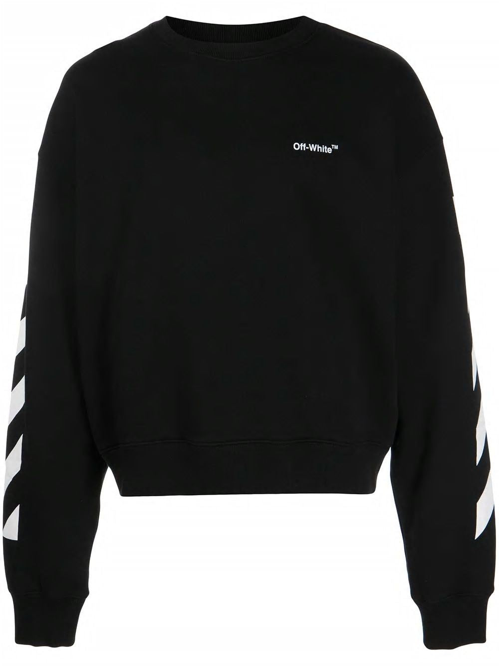 OFF-WHITE Classic Cotton Crew-Neck Sweatshirt for Men