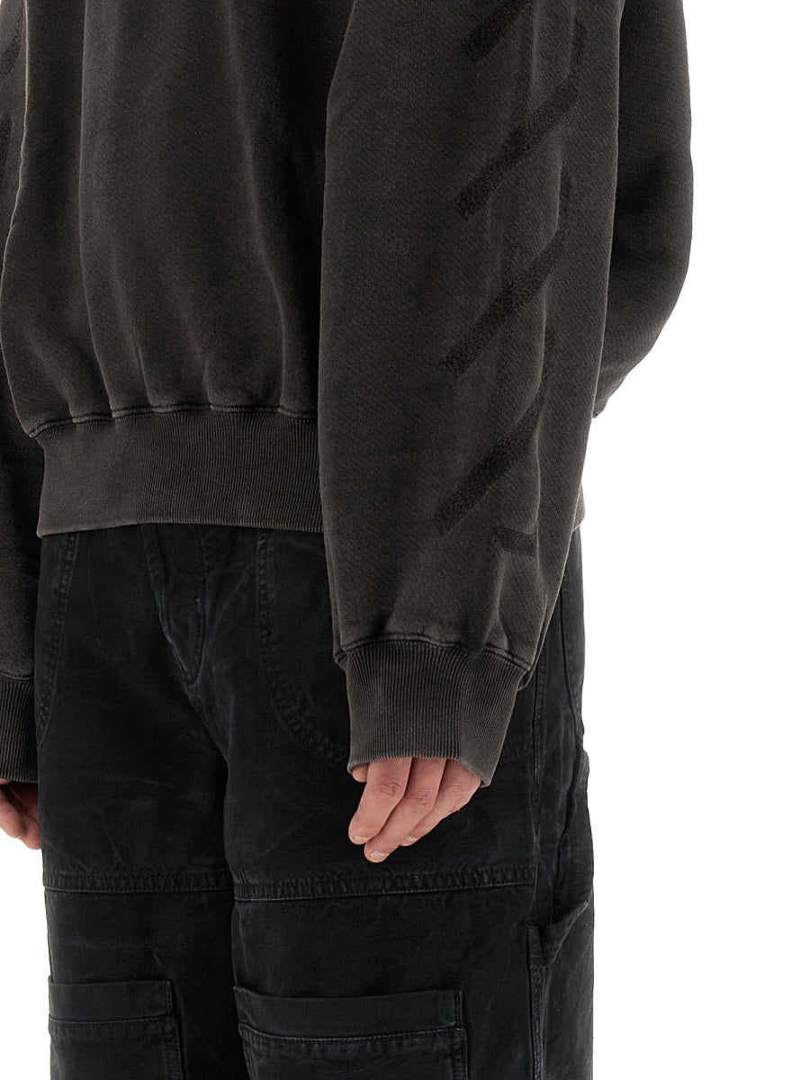 OFF-WHITE Men's Classic Logo Sweatshirt - Size L