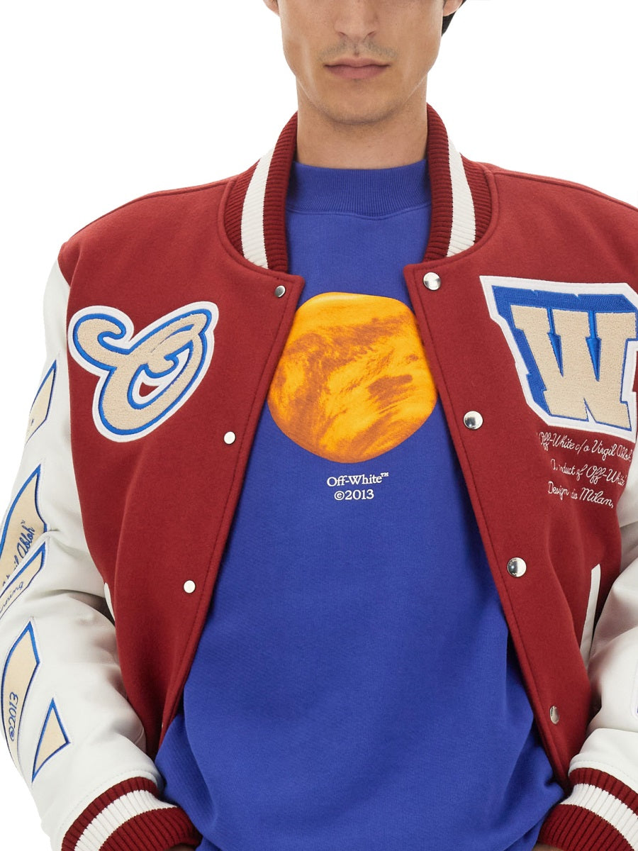 OFF-WHITE Regular Fit Sweatshirt with Venus Print - Size M