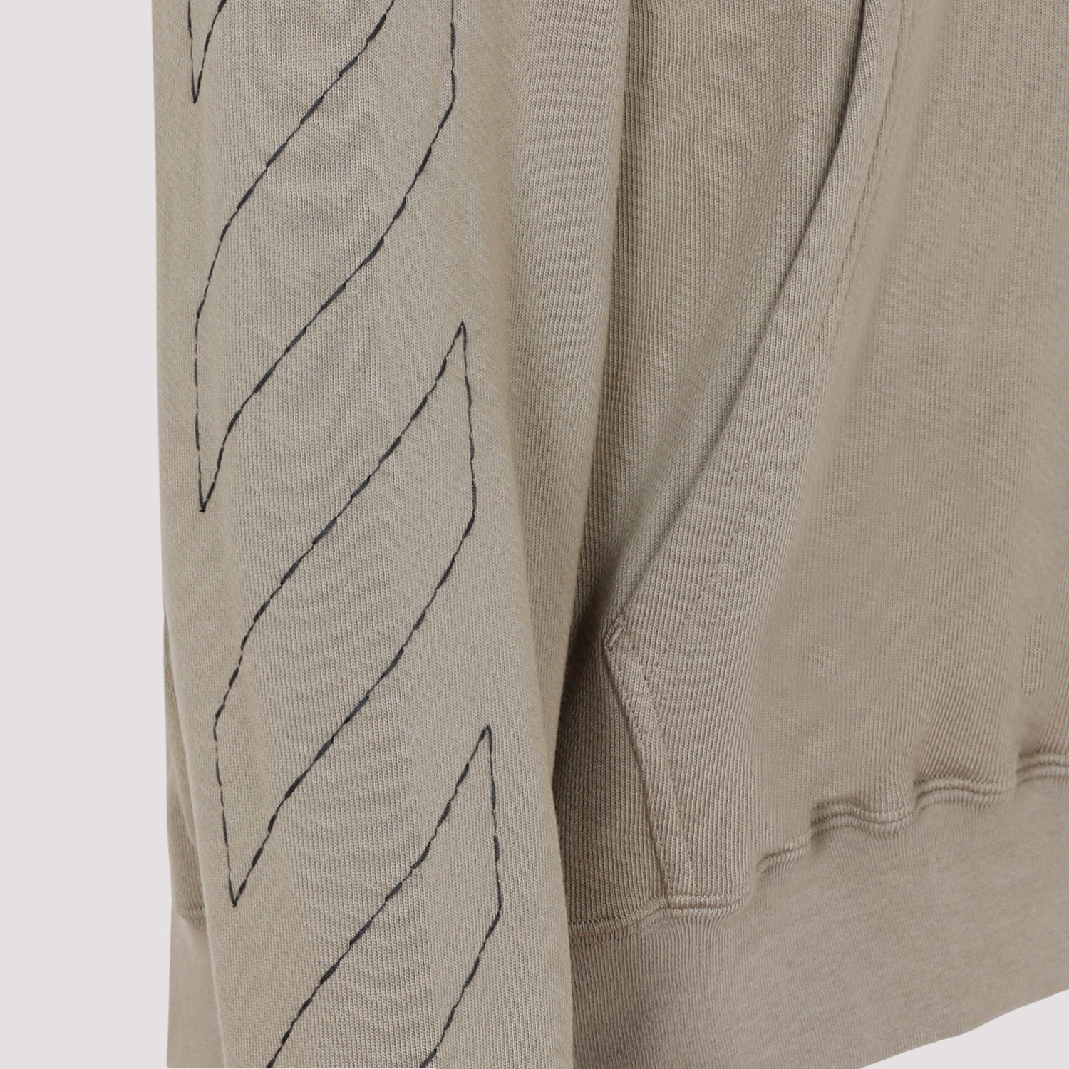 OFF-WHITE Mud Cotton Sweatshirt for Men - FW23 Collection