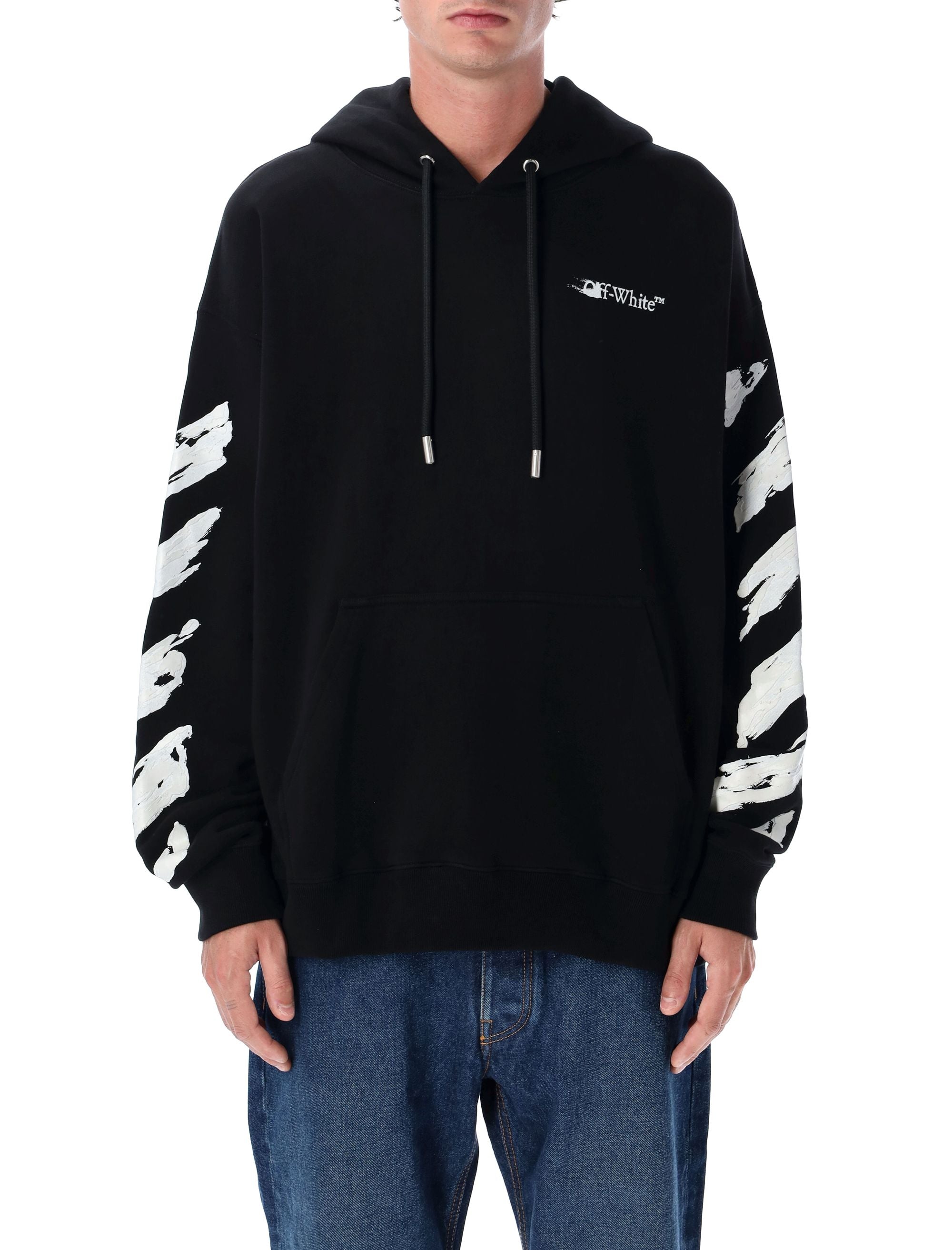 OFF-WHITE Relaxed Fit Adjustable Hoodie - FW25