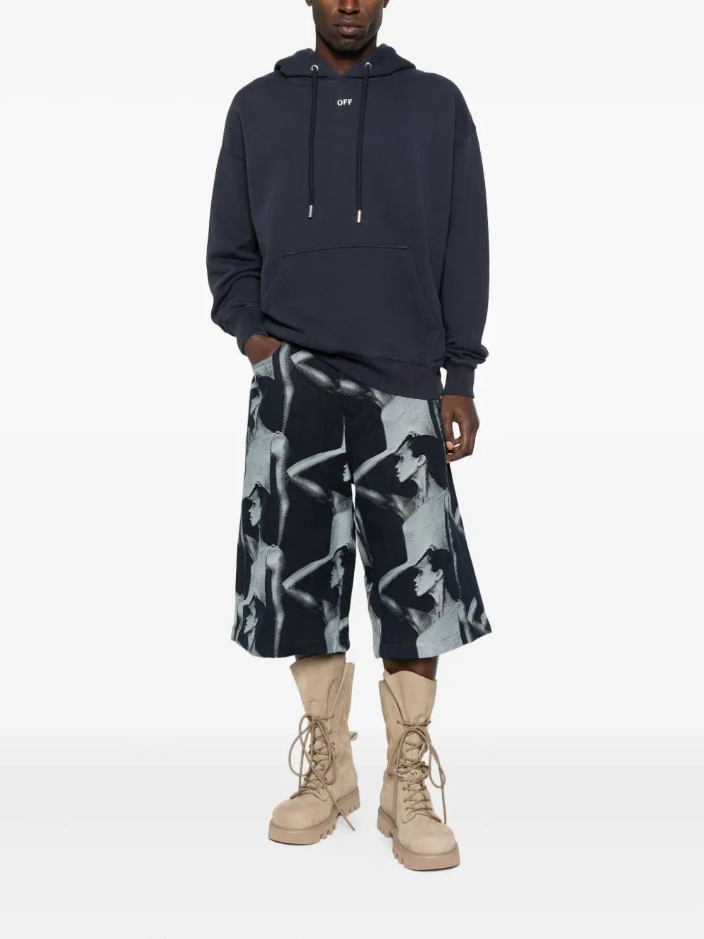 OFF-WHITE Brush Arrow Skate Hoodie