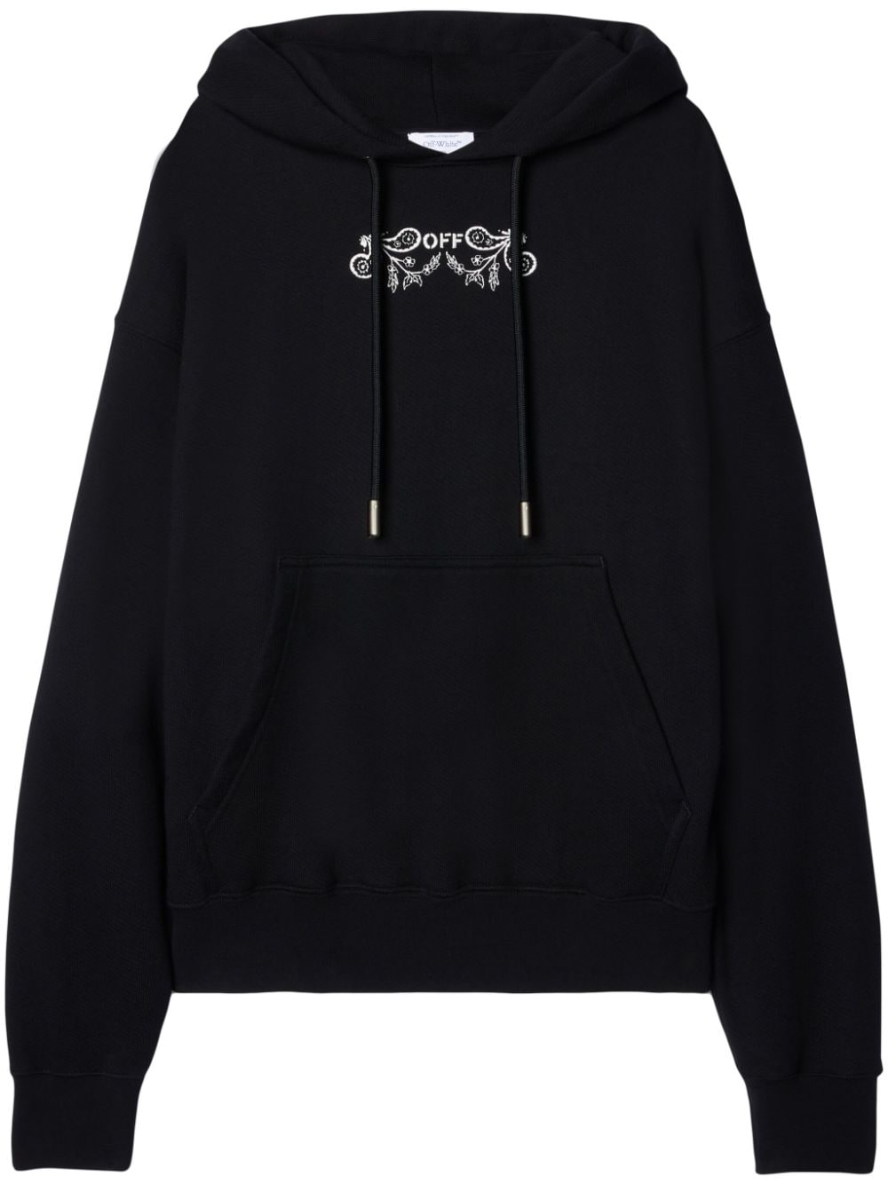 OFF-WHITE Tattoo Bandana Hoodie - Men's Relaxed Fit