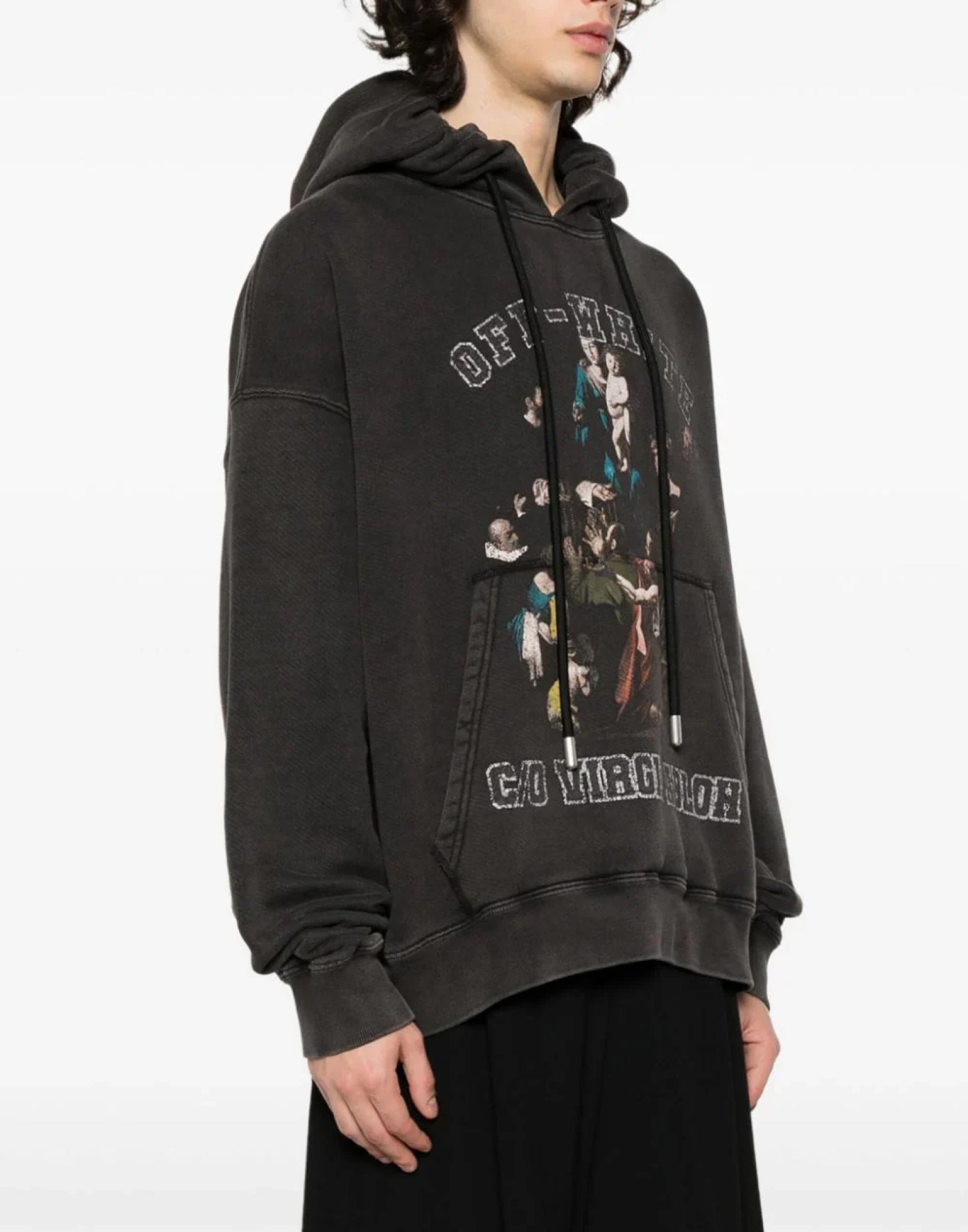OFF-WHITE Caravaggio Mary Skate Logo Hoodie - Men's