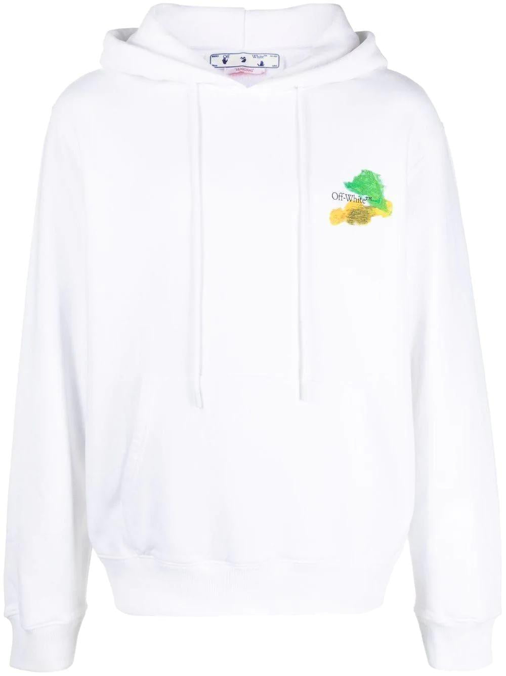 OFF-WHITE Slim Fit Cotton Hoodie