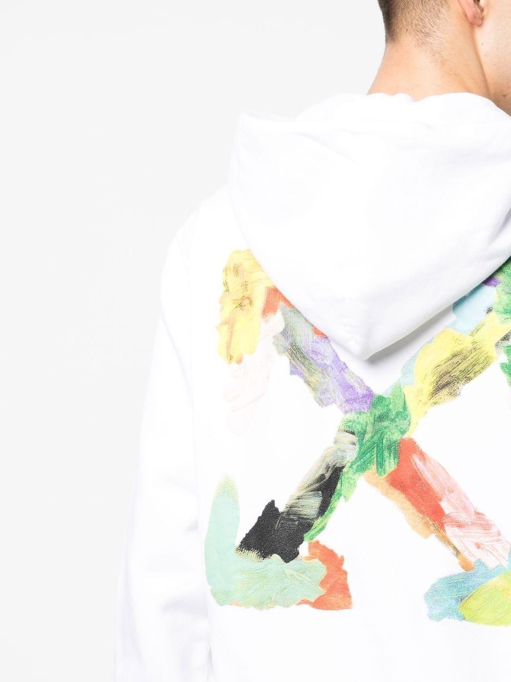 OFF-WHITE Slim Fit Cotton Hoodie